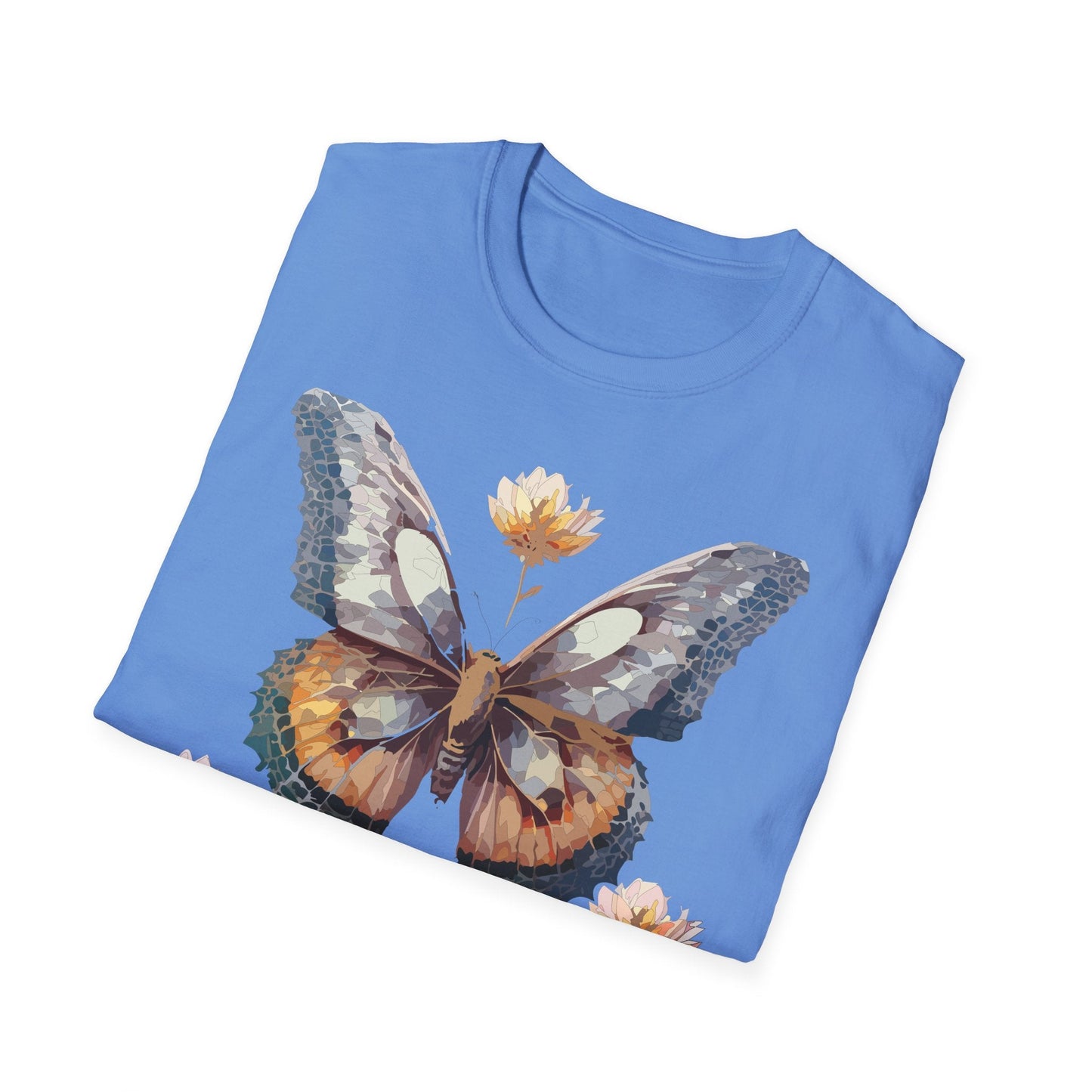 Butterfly Shirt Unisex Monarch Butterfly Tee Gildan Softstyle 64000 Ring Spun Cotton