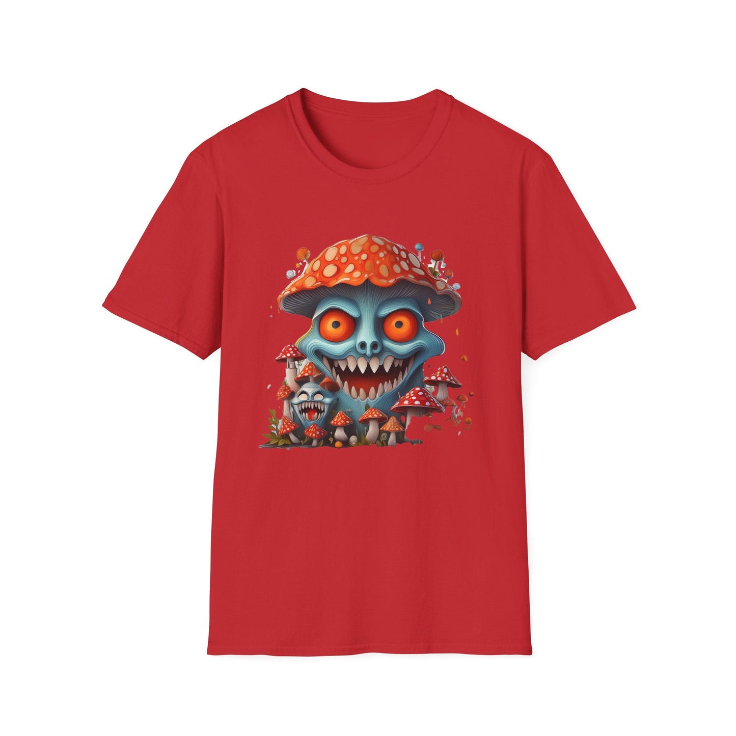 Mashroom Tee Shirt Unisex Softstyle Gildan 64000 Short Sleeve Tee With Funny Mashroom Fungus
