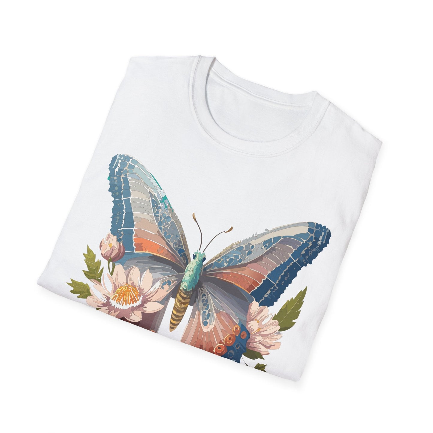 Butterfly Shirt Unisex T Shirt Monarch Design Softstyle 64000 Ring Spun Cotton Tee