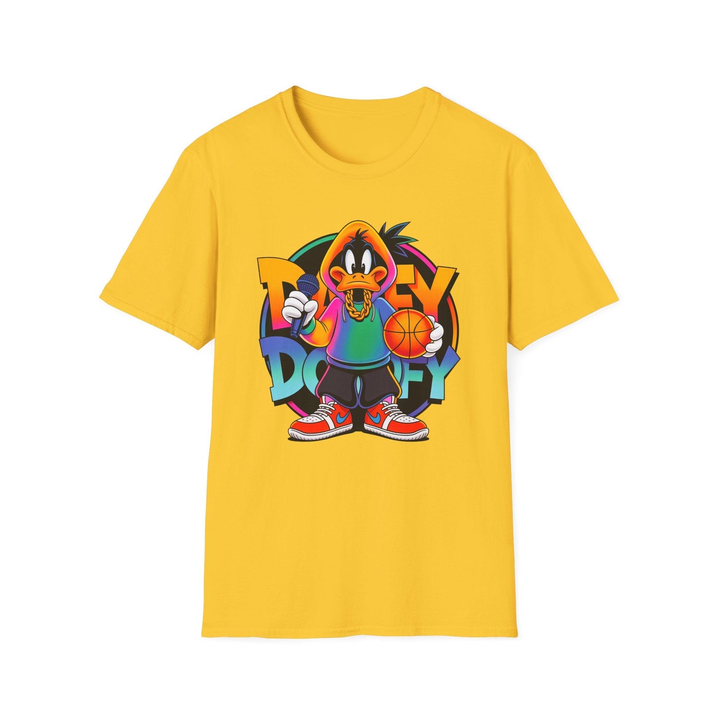 Funny Cartoon Animals T Shirt With Animation Print Unisex Softstyle Graphic Cotton Tee