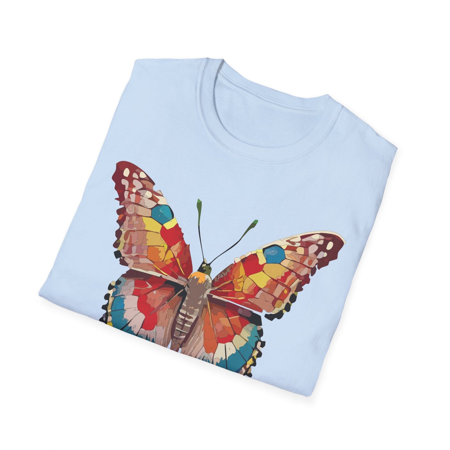 Butterfly Shirt Unisex Monarch Tee Softstyle 100 Percent Ring Spun Cotton Quality Gildan 64000
