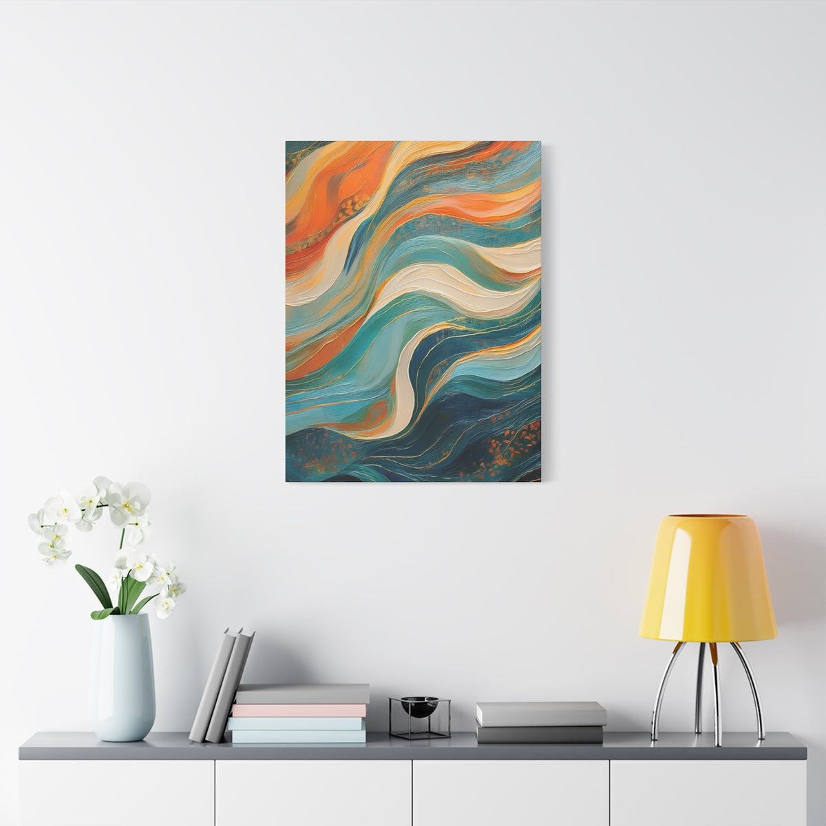 Abstract Oil Painting Print Canvas 20x24,20x30,24x30 24x32,24x36,30x40 32x48,36x48,40x60 Pine-Wood Inner Frame ABS-98