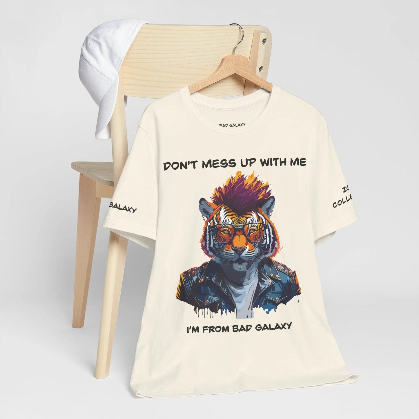 Bad Galaxy Animal T Shirt Cotton Comfort Eco Friendly Inks Printed In USA Free Shipping