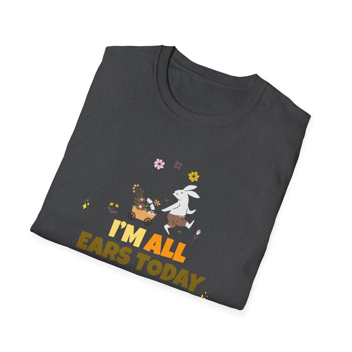 Easter Bunny T Shirt Unisex Gildan Softstyle Tee 100 Percent Ring Spun Cotton Easter Design