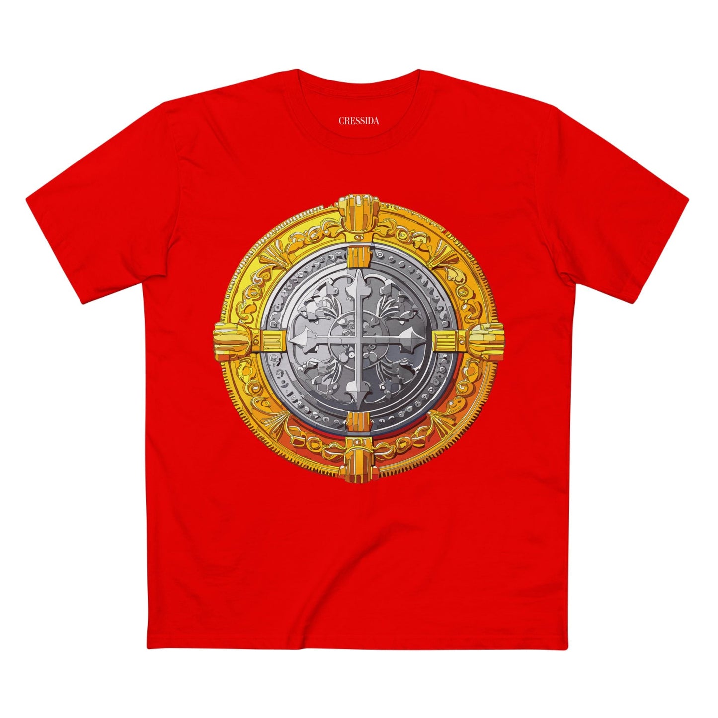 Antique Gold Coin Graphic Design T-Shirt Unisex 100 Cotton With Golden Print Artwork Tee 14