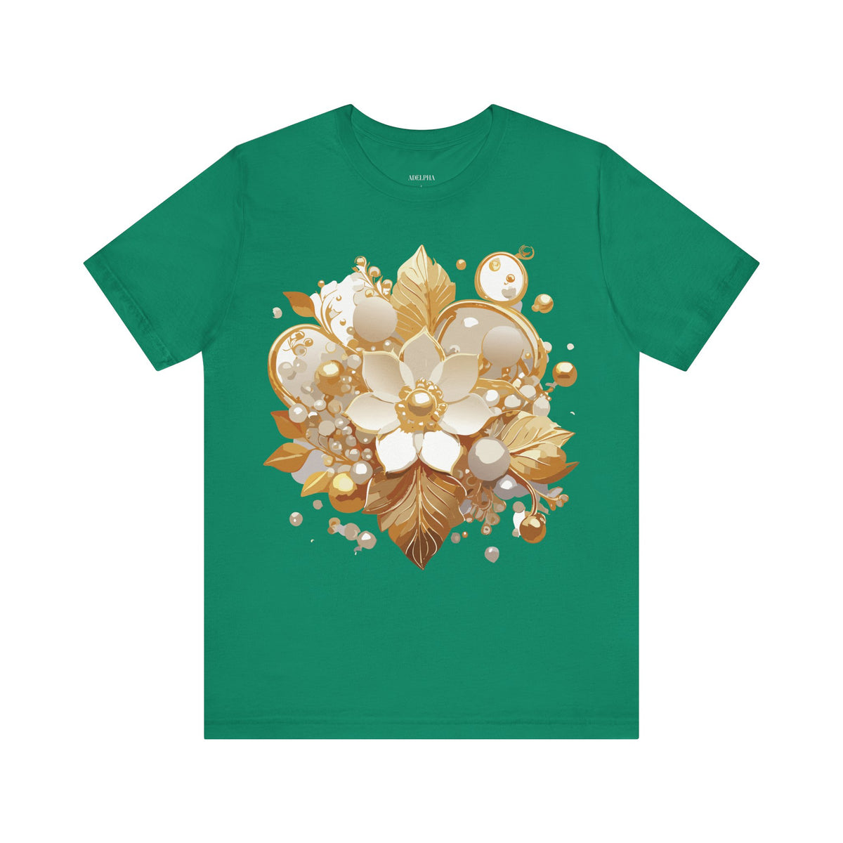Jewelry Graphic Unisex Cotton Bella+Canvas Tee with Art Design n134