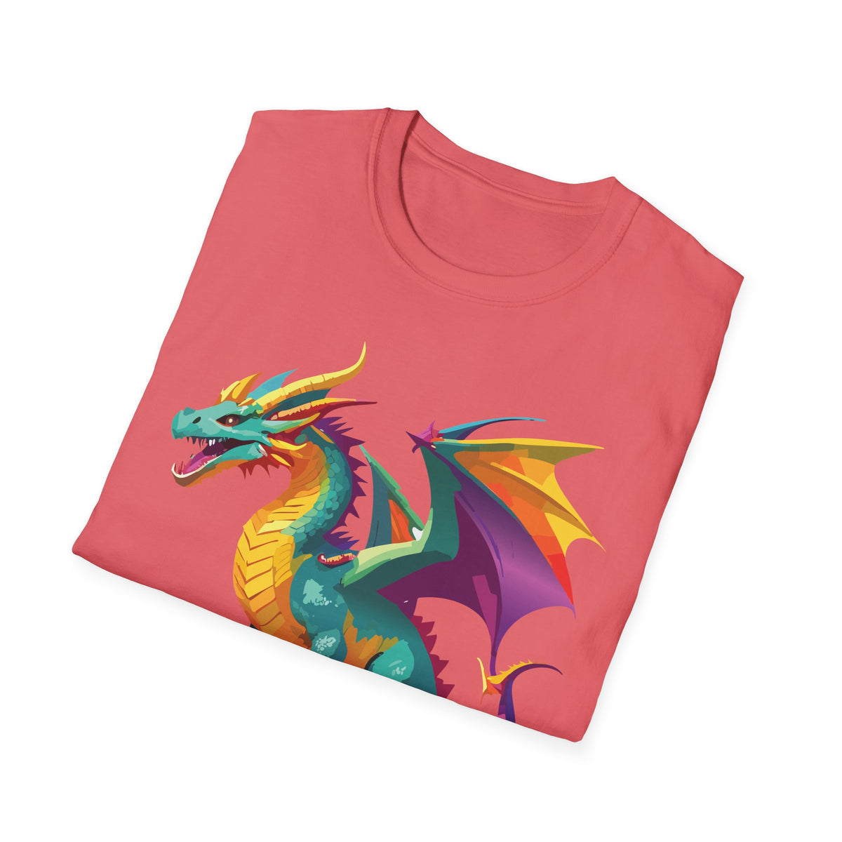 Dragon Graphic Tee Gildan Unisex 100 Cotton Tee Shirt with Animals m15