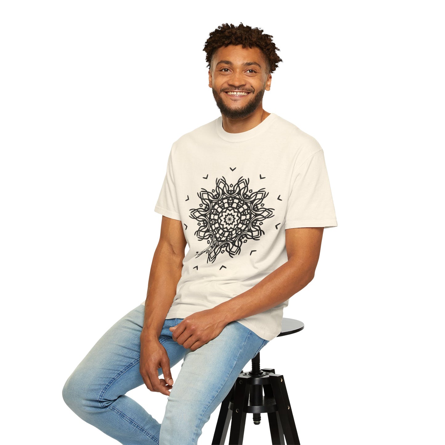 Unisex T-shirt with abstract print