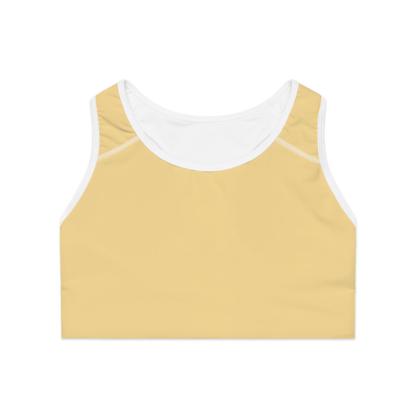 Yellow Color Sports Bra, Yellow Sports Bra 7