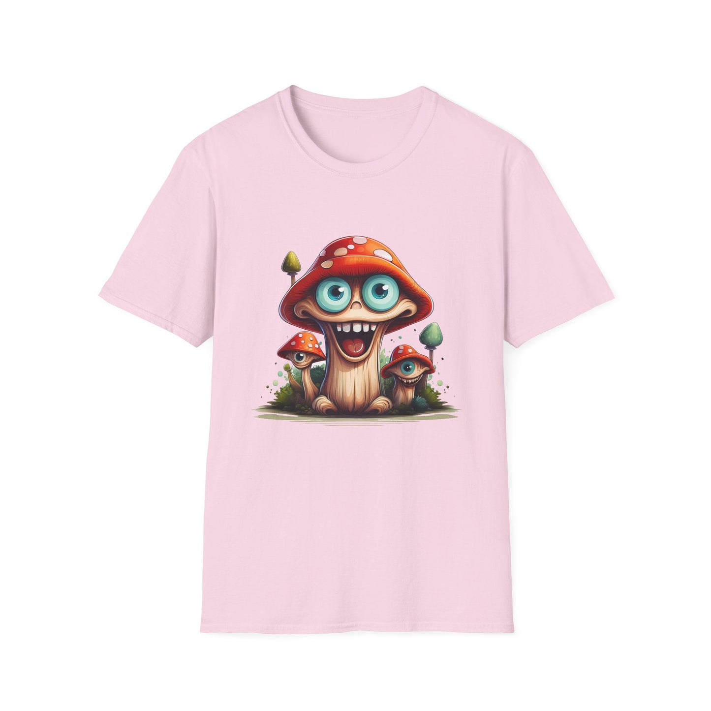 Mashroom Tee Shirt Unisex Funny Mushroom Design Softstyle Tee One Hundred Percent Ring Spun Cotton