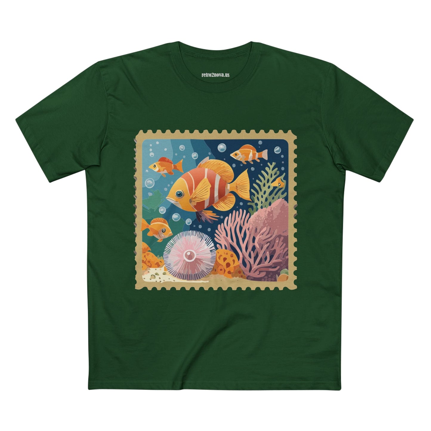 Stamp Shirt Postage Stamp Tee Unisex Premium Cotton Tee With Original Art Design Retro2Nova