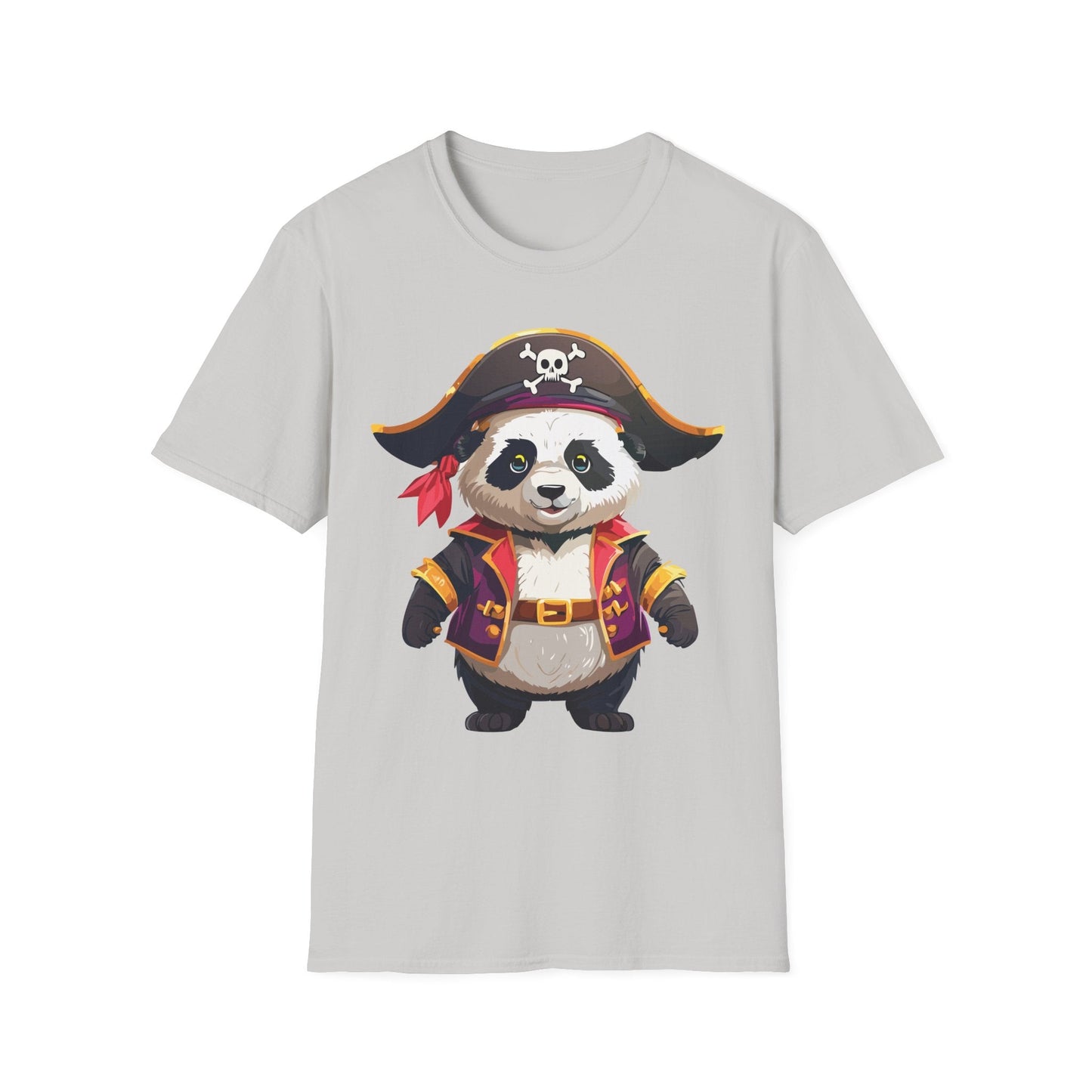 Panda Shirt Unisex Panda Tee Softstyle 64000 Gildan 100 Percent Cotton Animal Tee