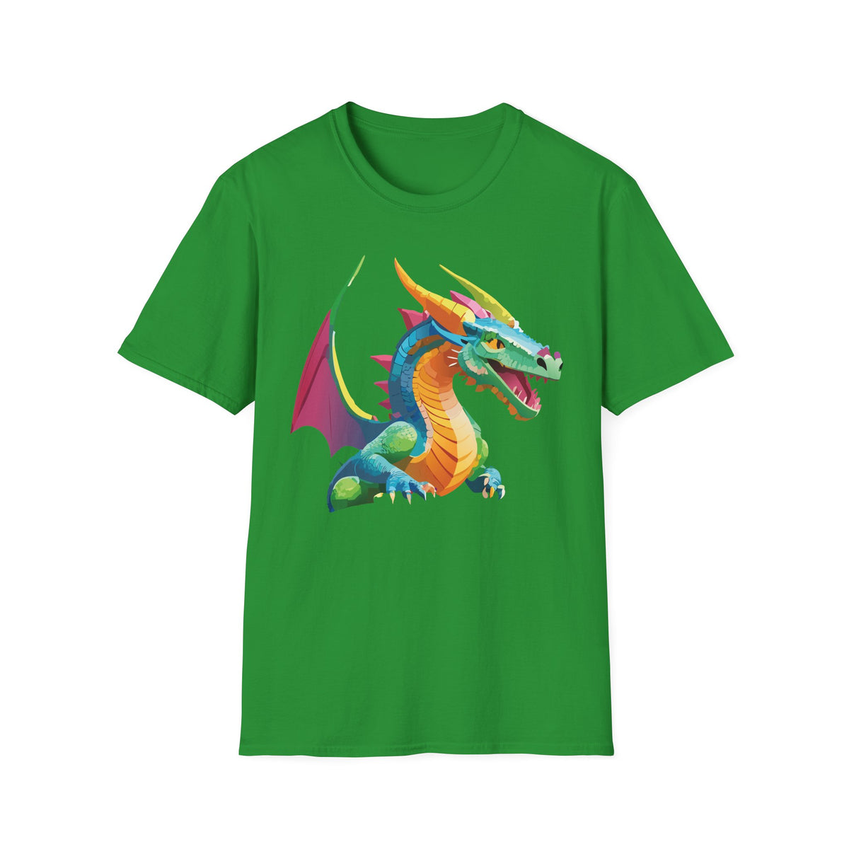 Dragon Graphic Tee Gildan Unisex 100 Cotton Tee Shirt with Animals m11