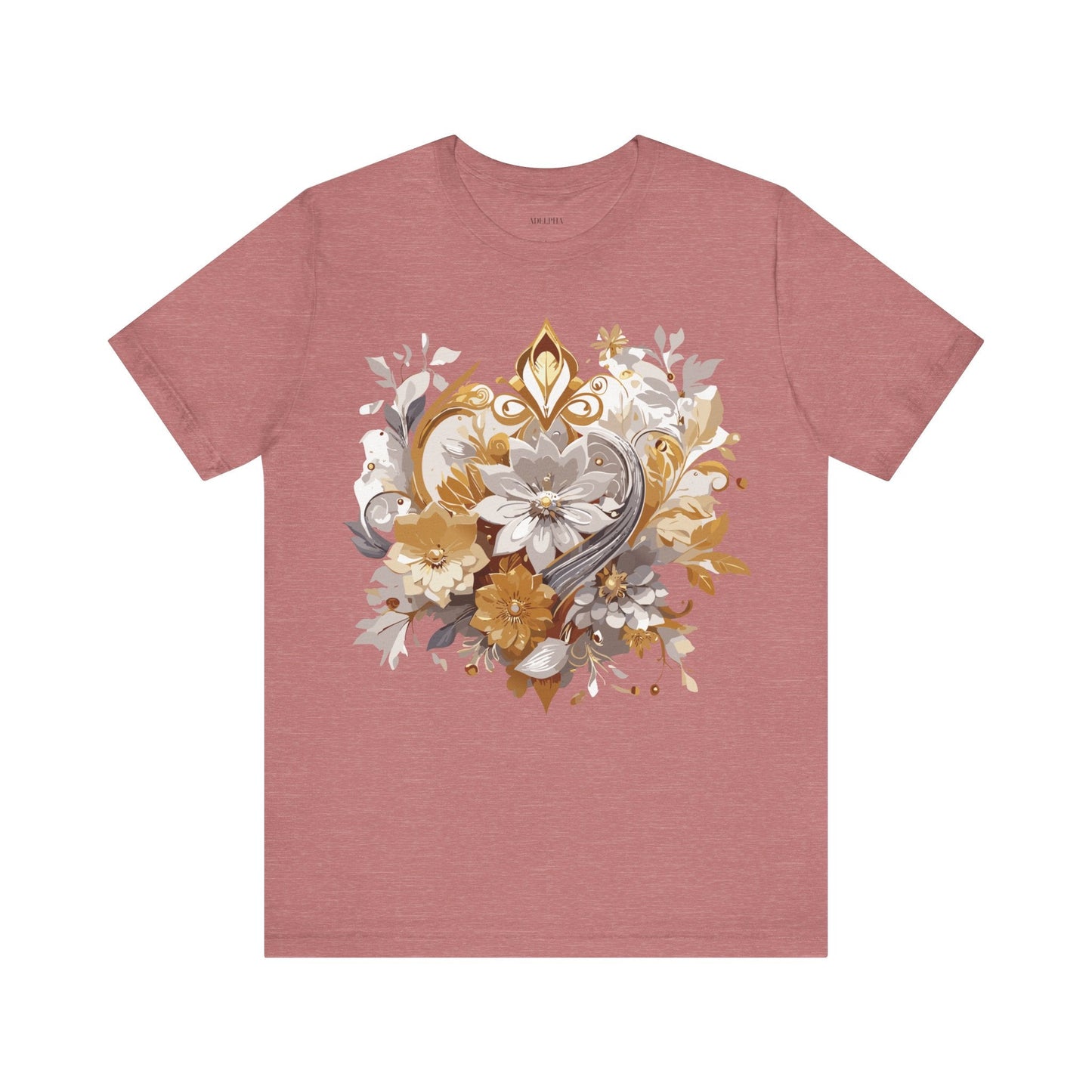 Adelpha Vintage Inspired Unisex Graphic Tee Short Sleeve Jersey Art Design Premium Casual Wear