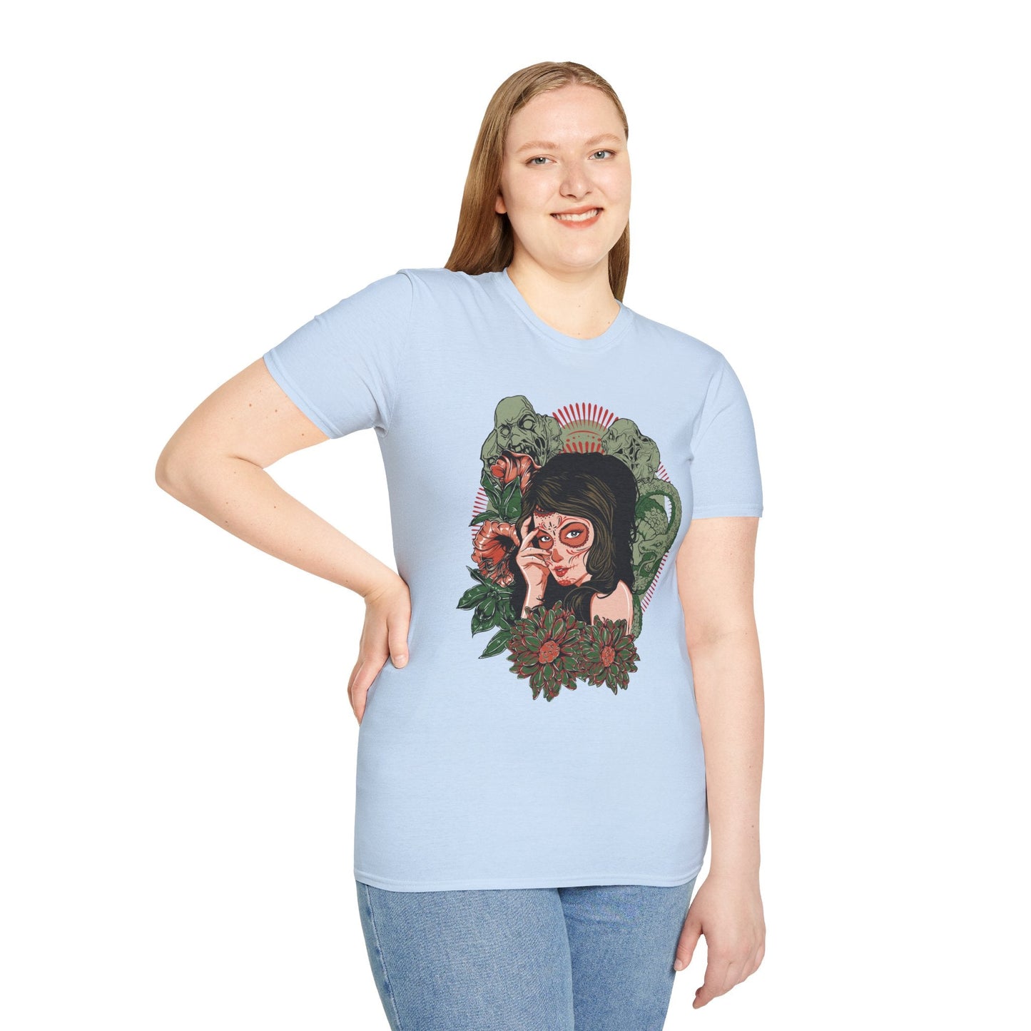 Art Design Graphic Tee Shirt Unisex Softstyle Cotton Art Shirt for Graphic Lovers
