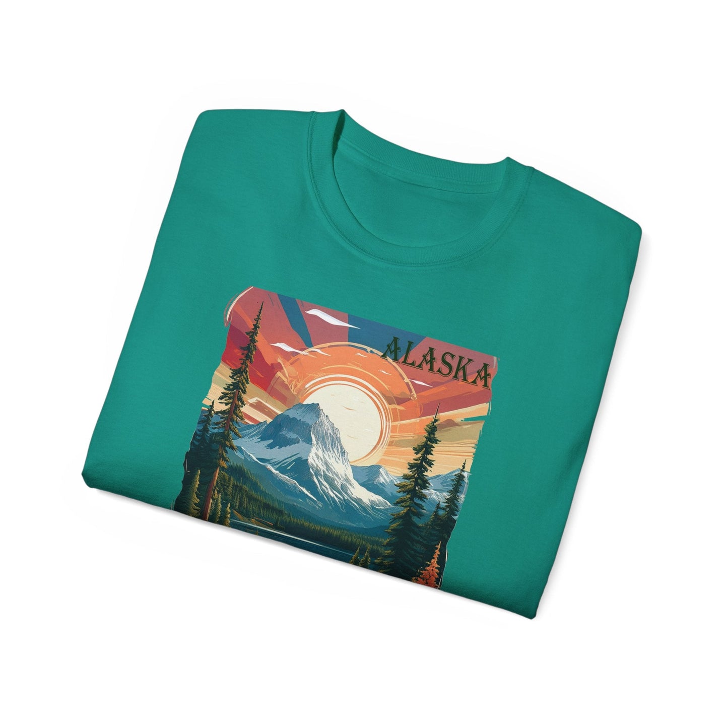 Alaska Graphic Unisex Cotton T‑Shirt 4