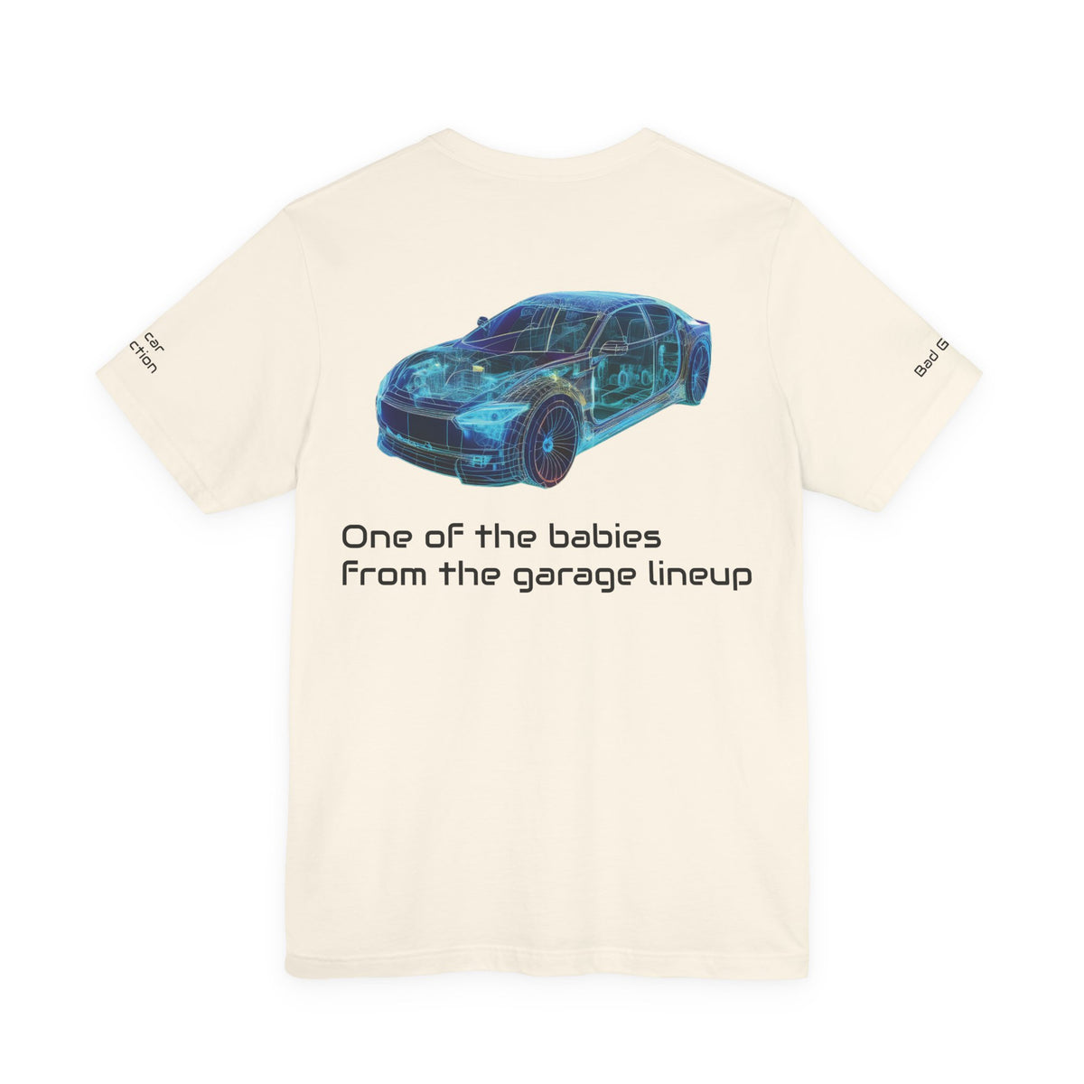 Car Graphic Unisex Cotton Bella+Canvas Tee with Art Design b15