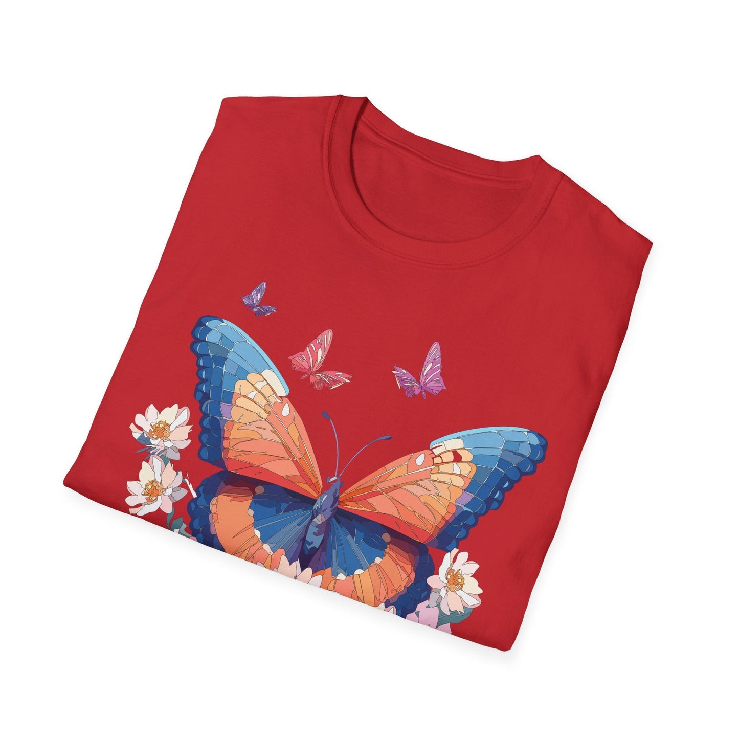 Monarch Butterfly Unisex Softstyle Tee Gildan 64000 Lightweight Breathable 100 Cotton Tee