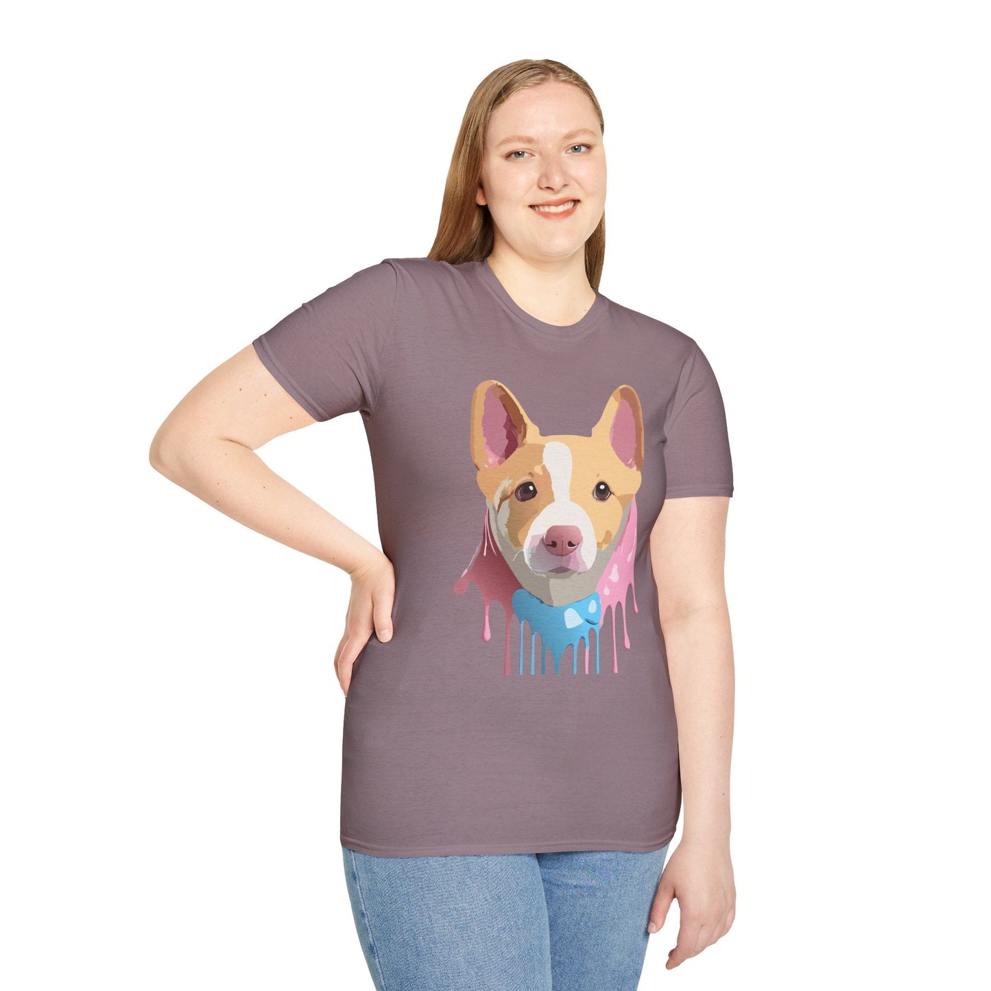Dog Shirt Unisex Animal Print Tee Cotton T Shirt For Pet Lovers