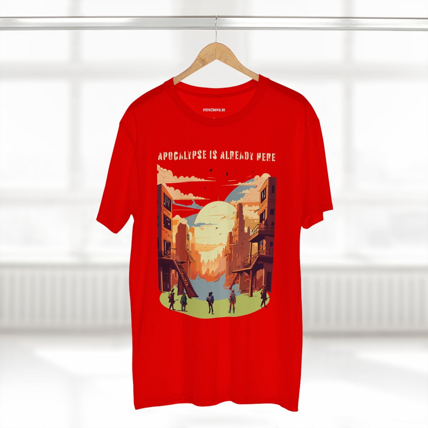 Cataclysm Doomsday Shirt Unisex Premium Cotton Tee Original Art Design Retro2Nova