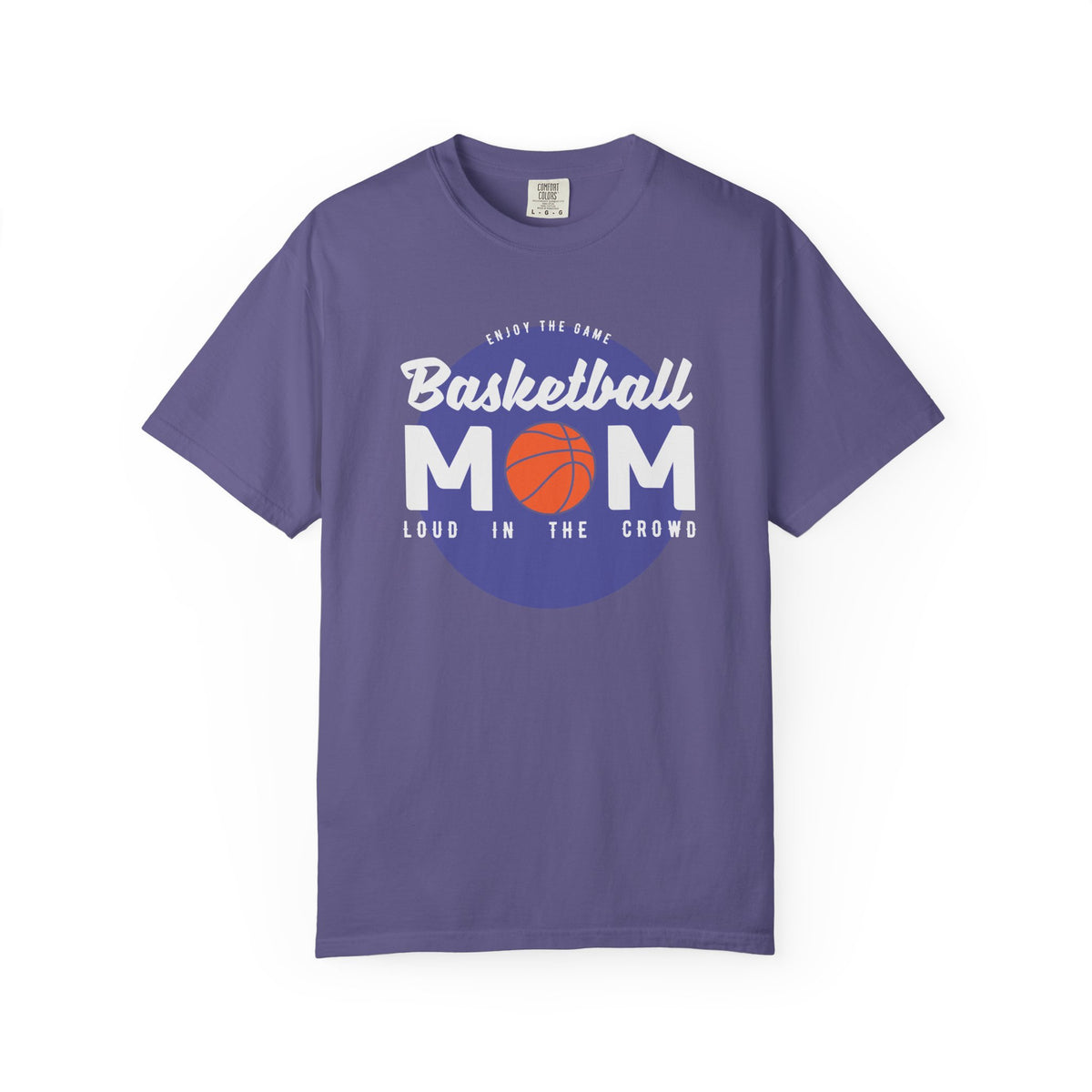 Basketball Mom T-shirt Mother's Day Mama Tee Unisex Comfort Colors Garment-Dyed Cotton h31