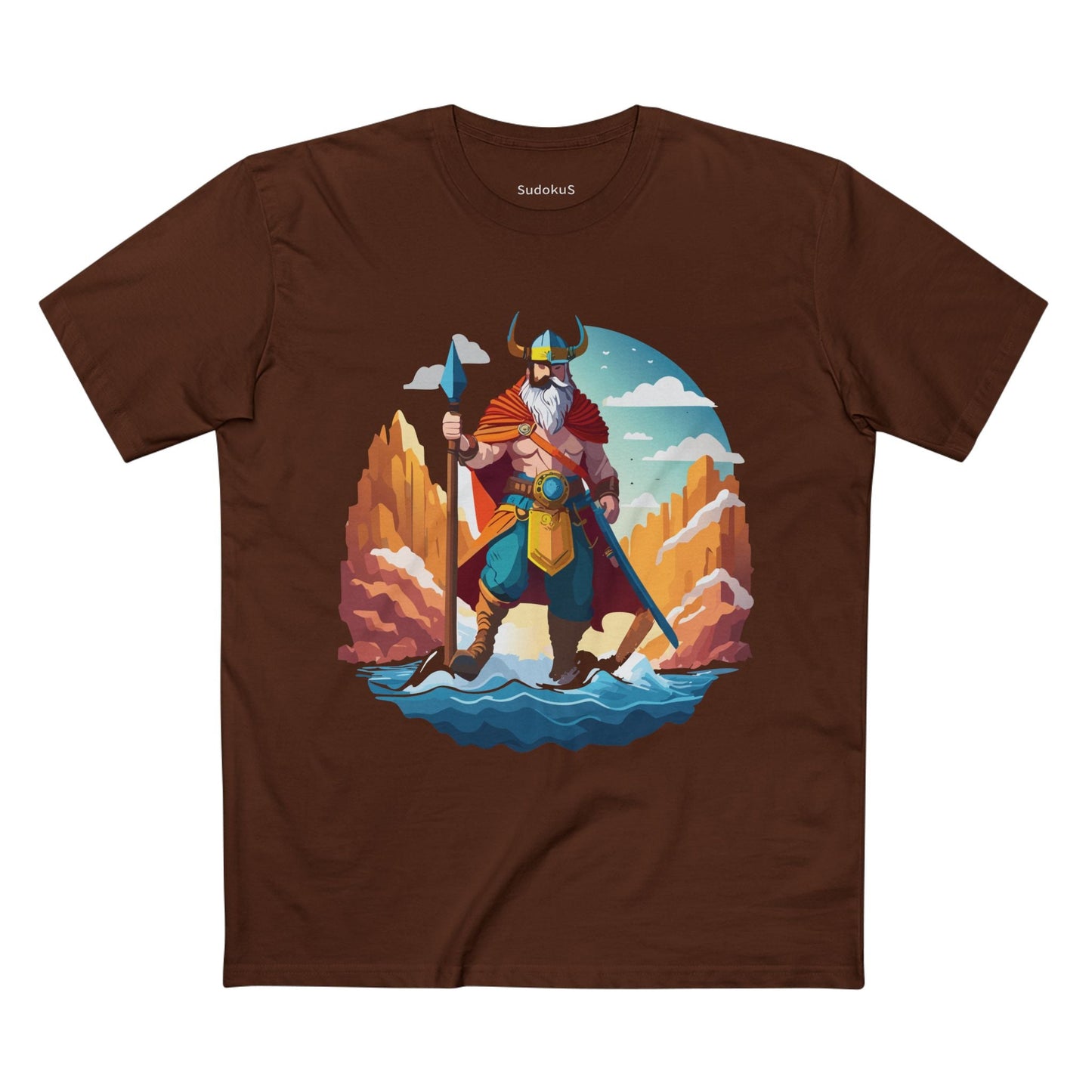 Viking Graphic Unisex 100 Cotton Staple Tee 7