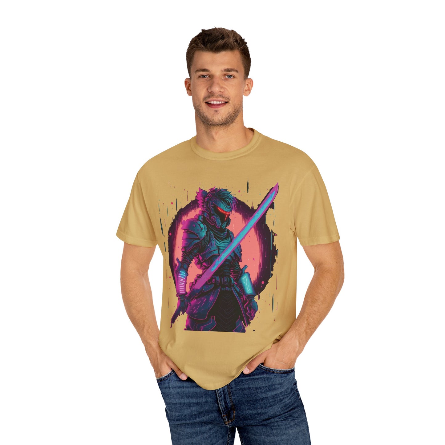 Unisex T-shirt with Knight in Armor