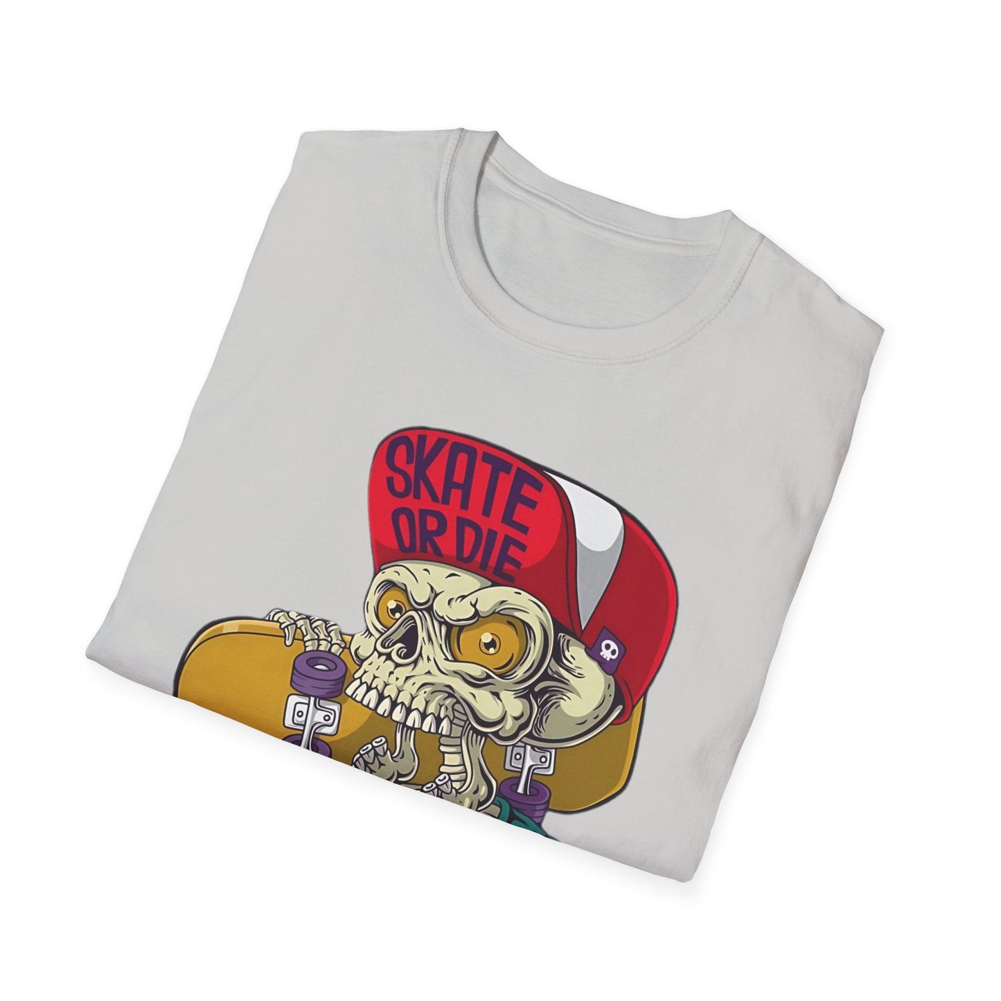 Skull T Shirt Skeleton Tee Unisex Softstyle Cotton Gildan 64000 Graphic Tee For Everyday Wear
