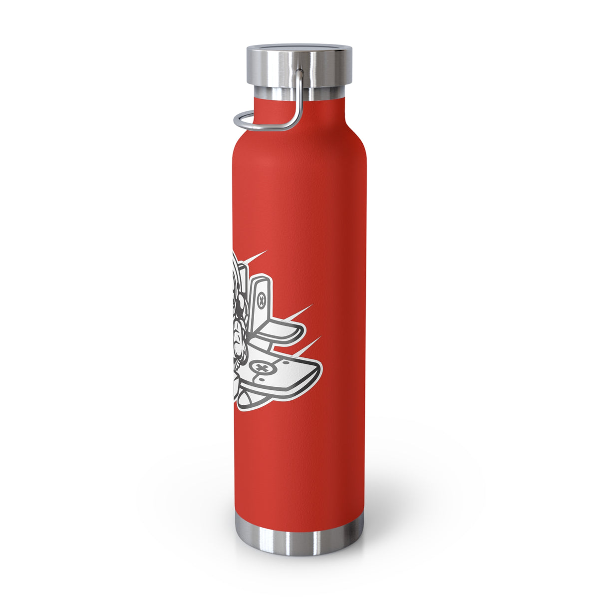 22oz Copper Insulated Water Bottle with Cartoon Design - CV103