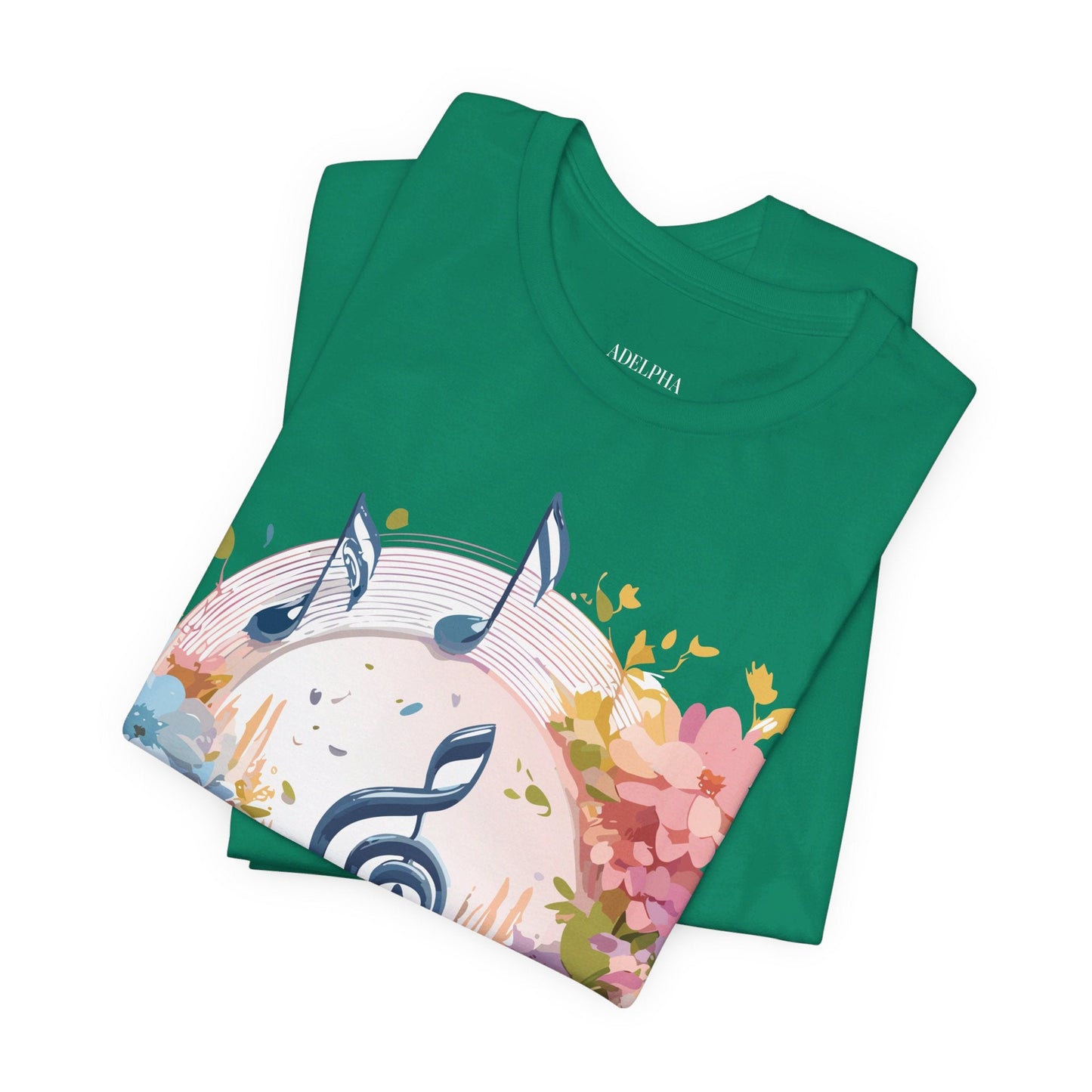 Adelpha Graphic Music T Shirt Unisex Jersey Short Sleeve Tee With Vintage Artwork