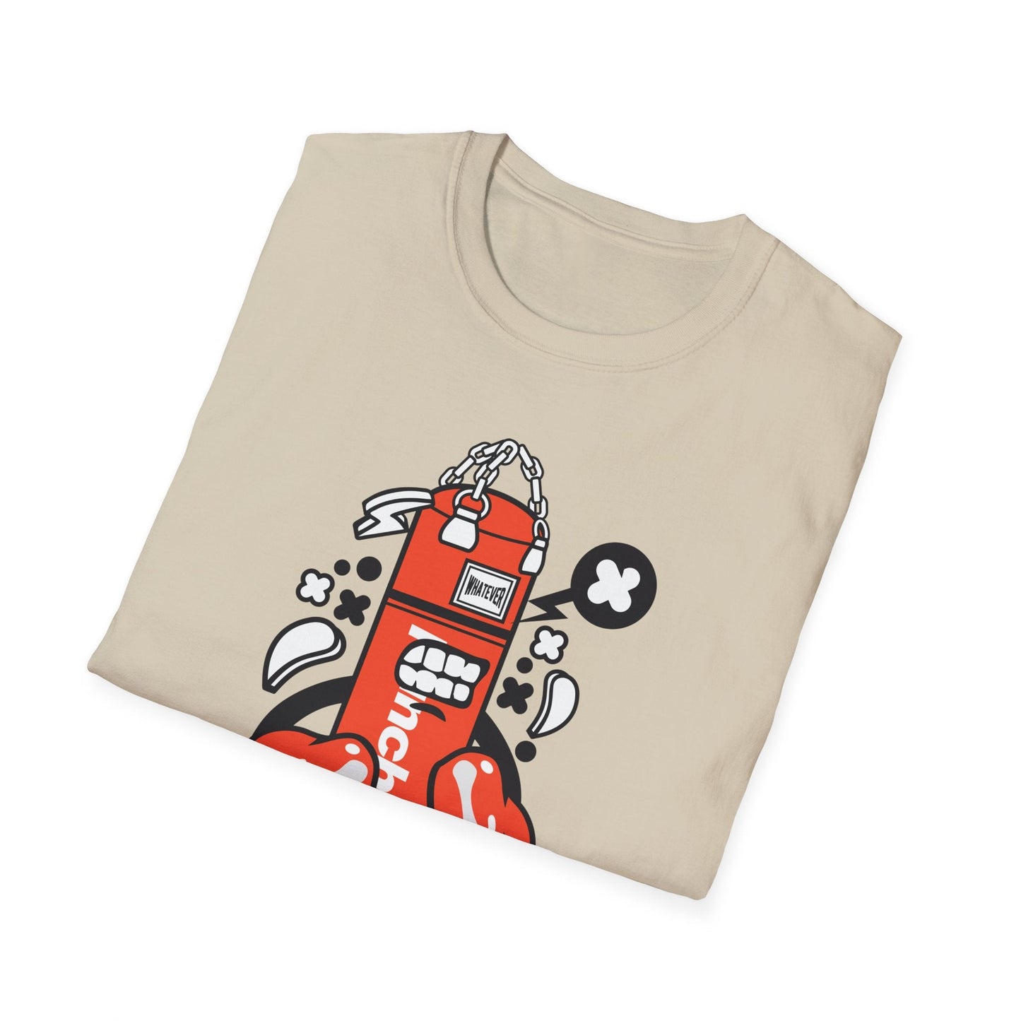 Cartoon Tee Shirt Unisex Animation Graphic Tee Funny Tee Cotton Softstyle 64000 Gildan
