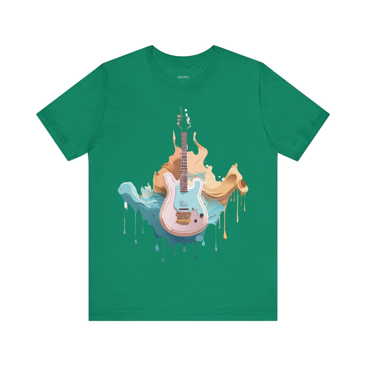 Music Graphic Unisex 100 Cotton Vintage Art with Musical Elements Tee 51
