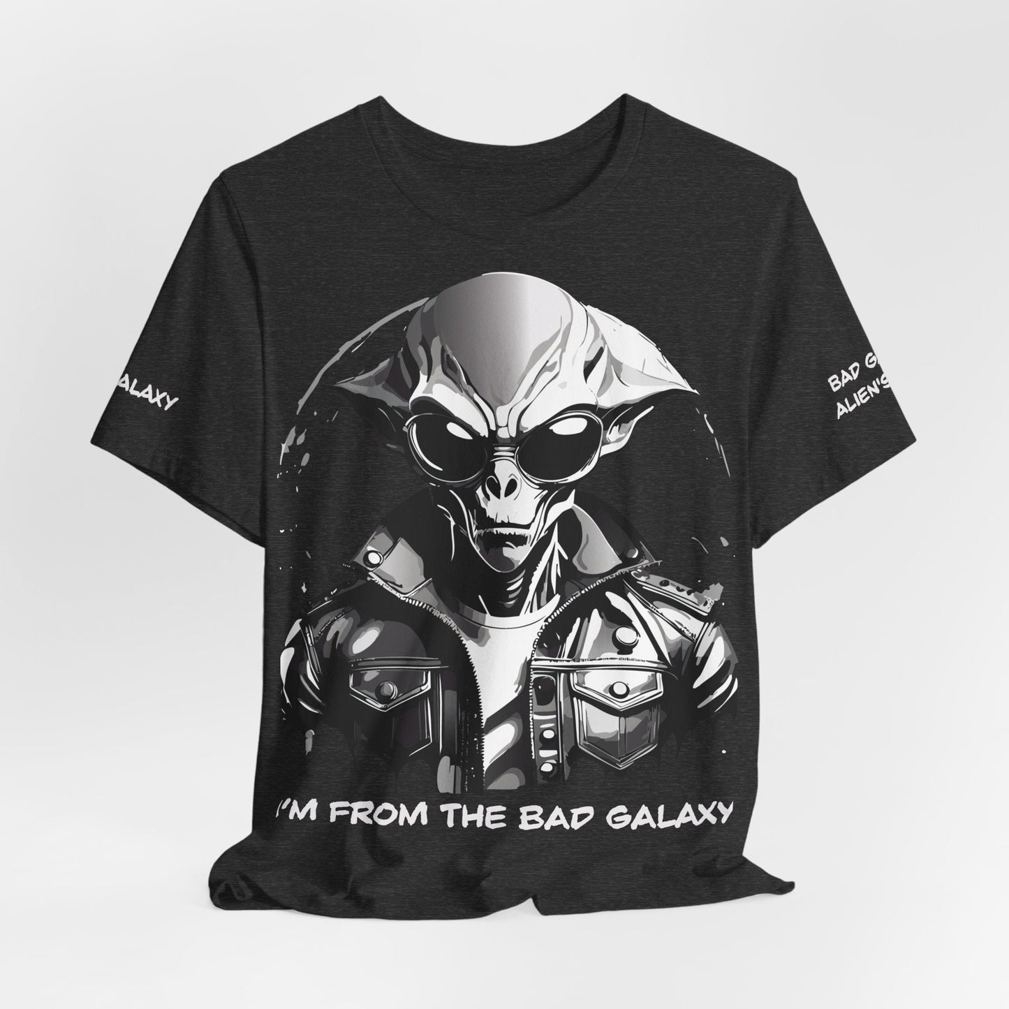 Alien Tee Shirt From Bad Galaxy Made To Order 100 Percent Cotton Lightweight Free Shipping
