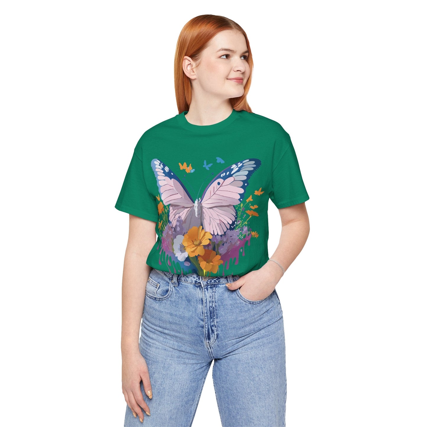 Butterfly Graphic Tee Unisex Jersey Short Sleeve Adelpha Art Design