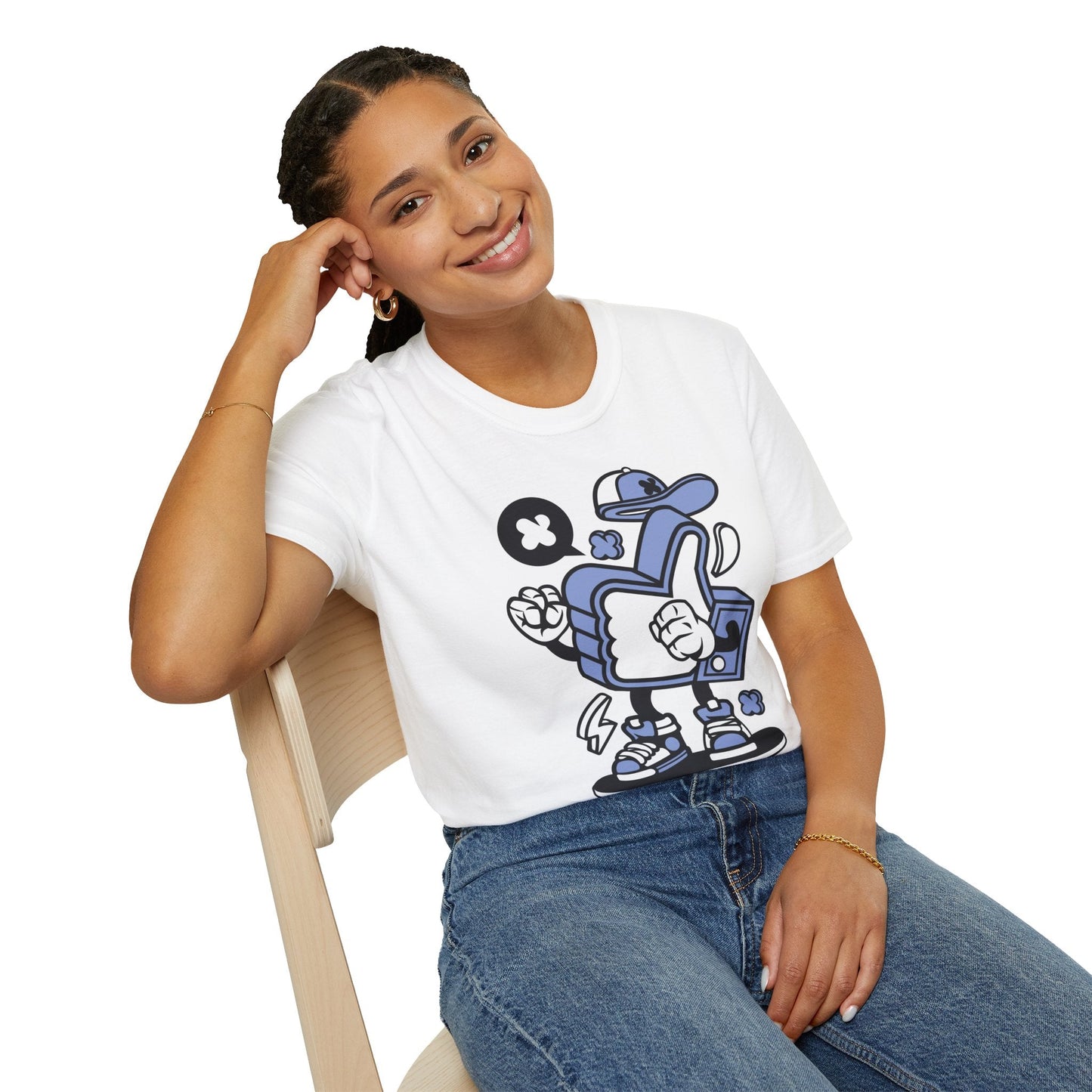 Cartoon T Shirt Animation Tee Funny Graphic Tee For Unisex Gildan Softstyle 64000 Cotton