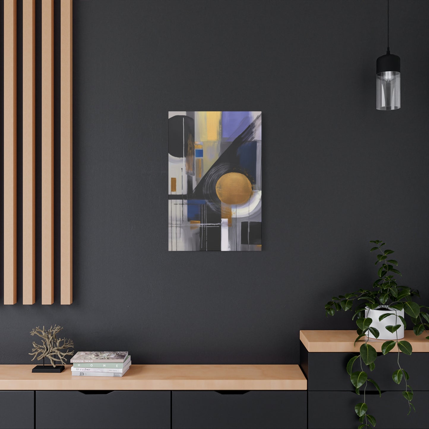 Purple Abstract Painting Print Canvas 20x24,20x30,24x30, 24x32,24x36,30x40, 32x48,36x48,40x60 Pine-Wood Inner Frame ABS-32