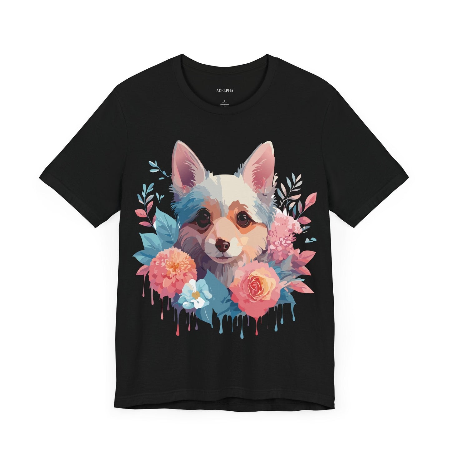 Dog Graphic Tee Unisex Short Sleeve Premium Vintage Inspired Artwork From Adelpha