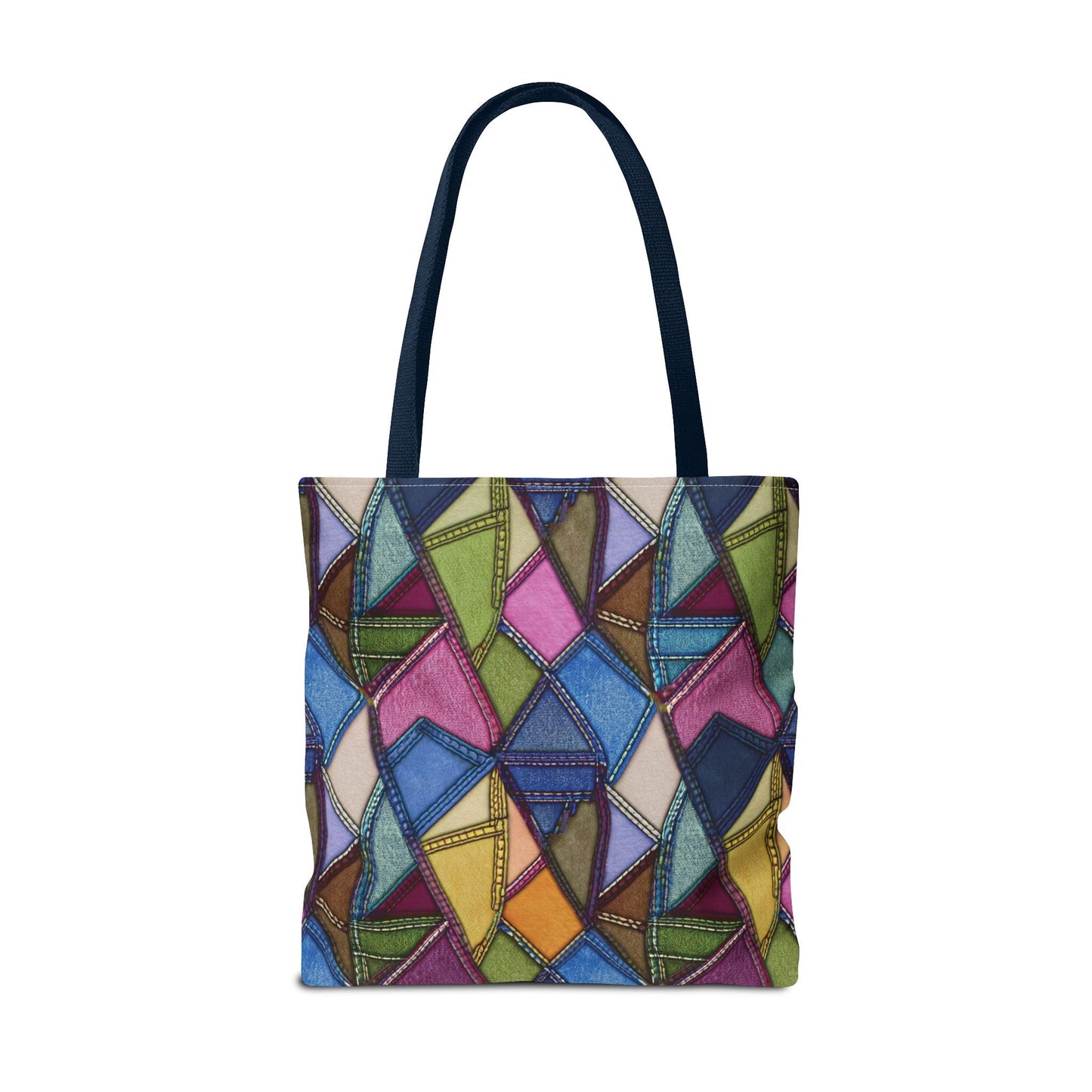 Denim Canvas Bag, Tote Bag Denim Printify