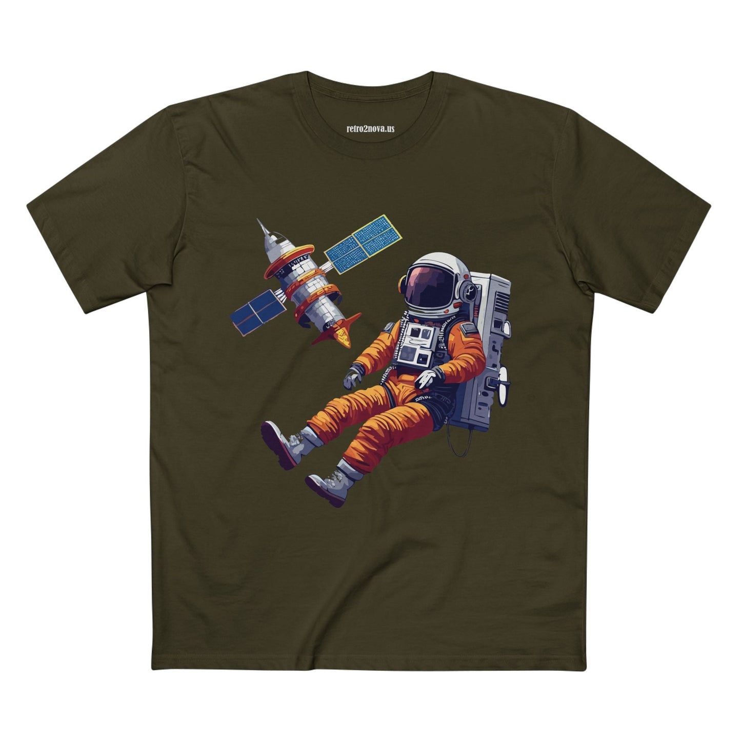Cosmos Astronaut Shirt CS37 Unisex Premium Cotton Original Art Tee Retro2Nova Edition