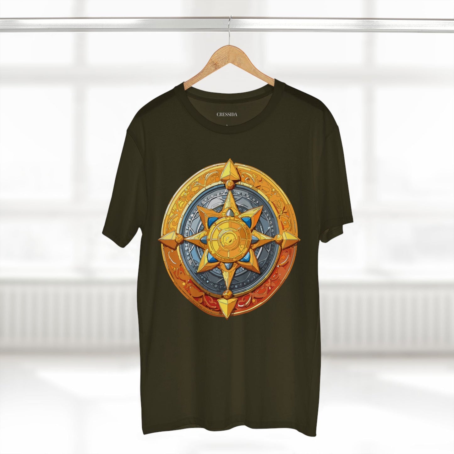 Antique Gold Coin Graphic Design T-Shirt Unisex 100 Cotton With Golden Print Artwork Tee 3