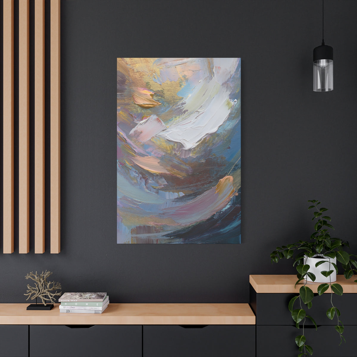 Abstract Oil Painting Print Canvas 20x24,20x30,24x30 24x32,24x36,30x40 32x48,36x48,40x60 Pine-Wood Inner Frame ABS-85