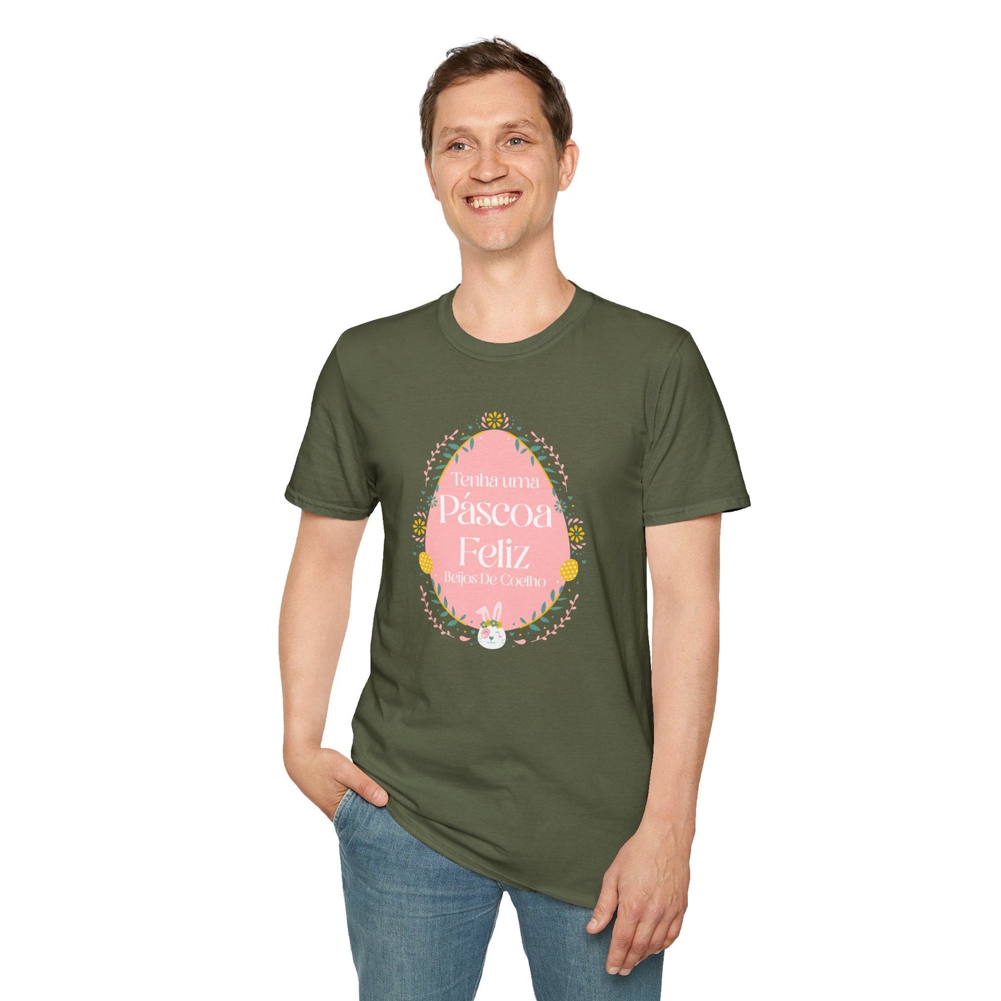 Easter Egg T Shirt Gildan Softstyle 64000 Unisex Tee With Easter Signature And Prints Art Design