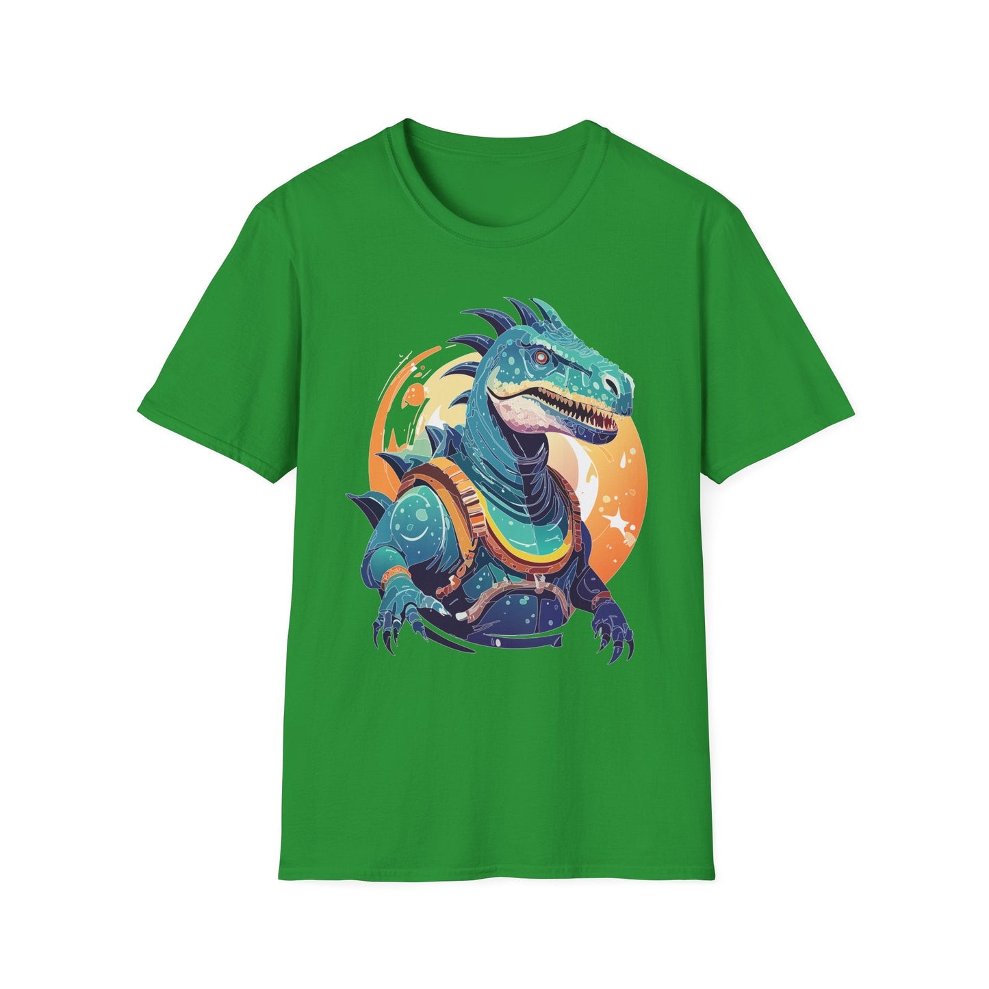 Alien Graphic Unisex Cotton Softstyle UFO Artwork Tee 17
