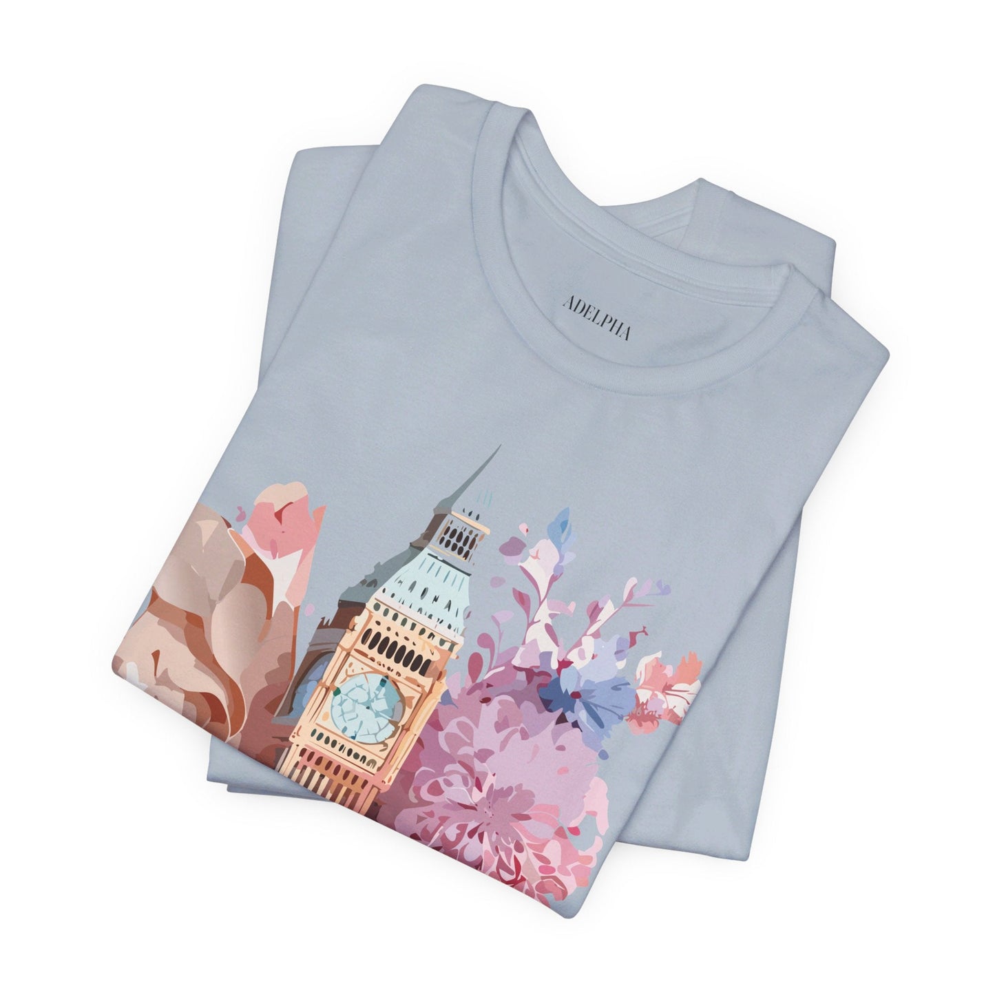 London Tourist Shirt Graphic Tee Unisex Jersey Short Sleeve Adelpha Vintage Inspired Artwork