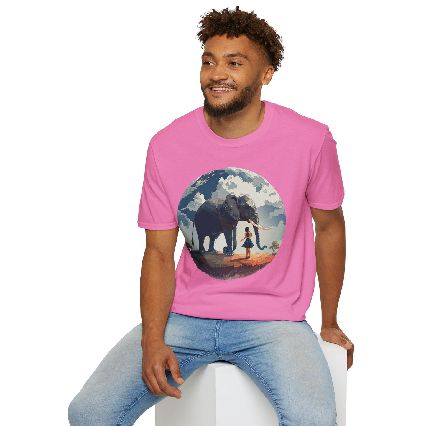 Womens Graphic T Shirt Art Design Tee Softstyle Gildan 64000 100 Percent Ring Spun Cotton