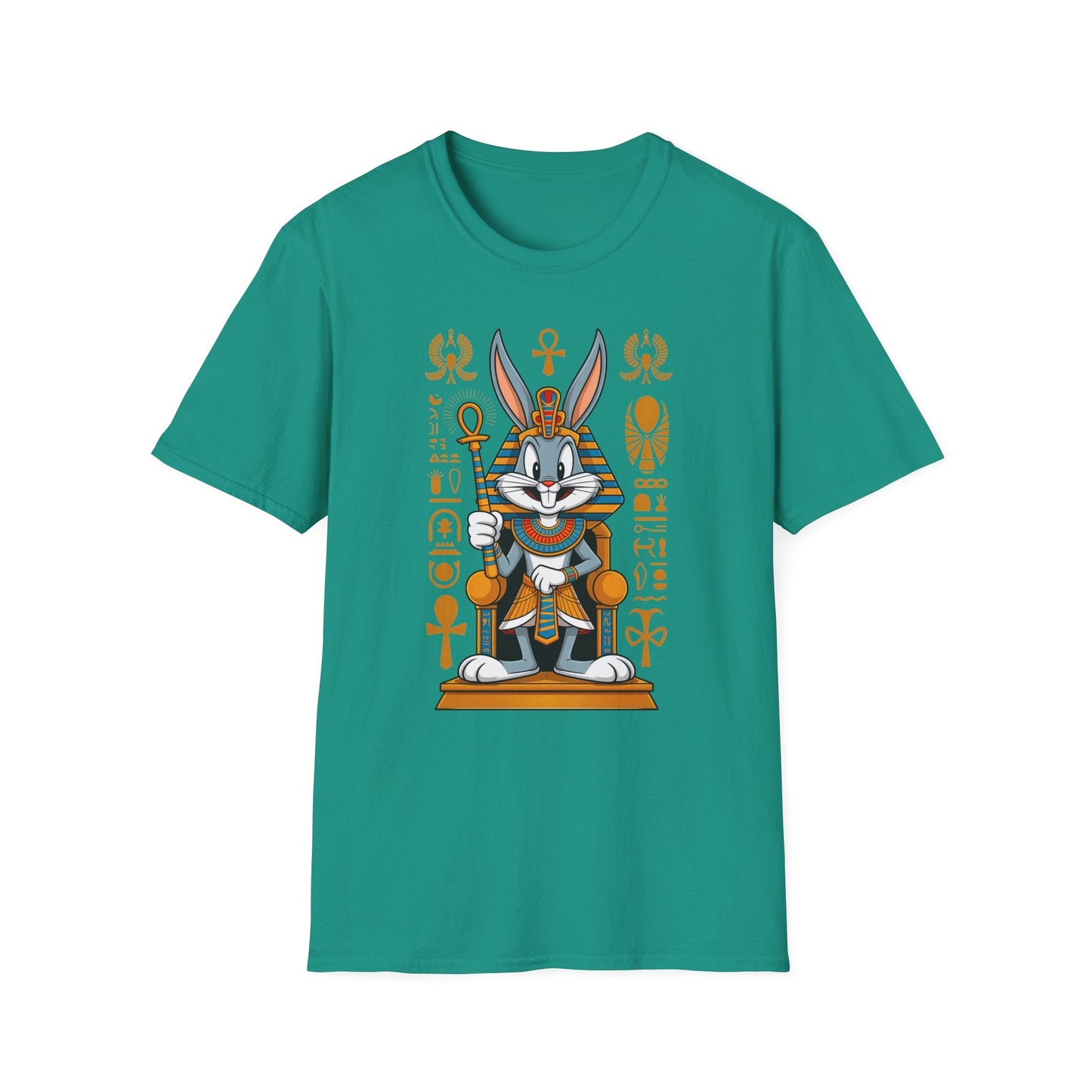Bugs Bunny T Shirt Unisex Softstyle 64000 Cartoon Animation Tee Ring Spun Cotton