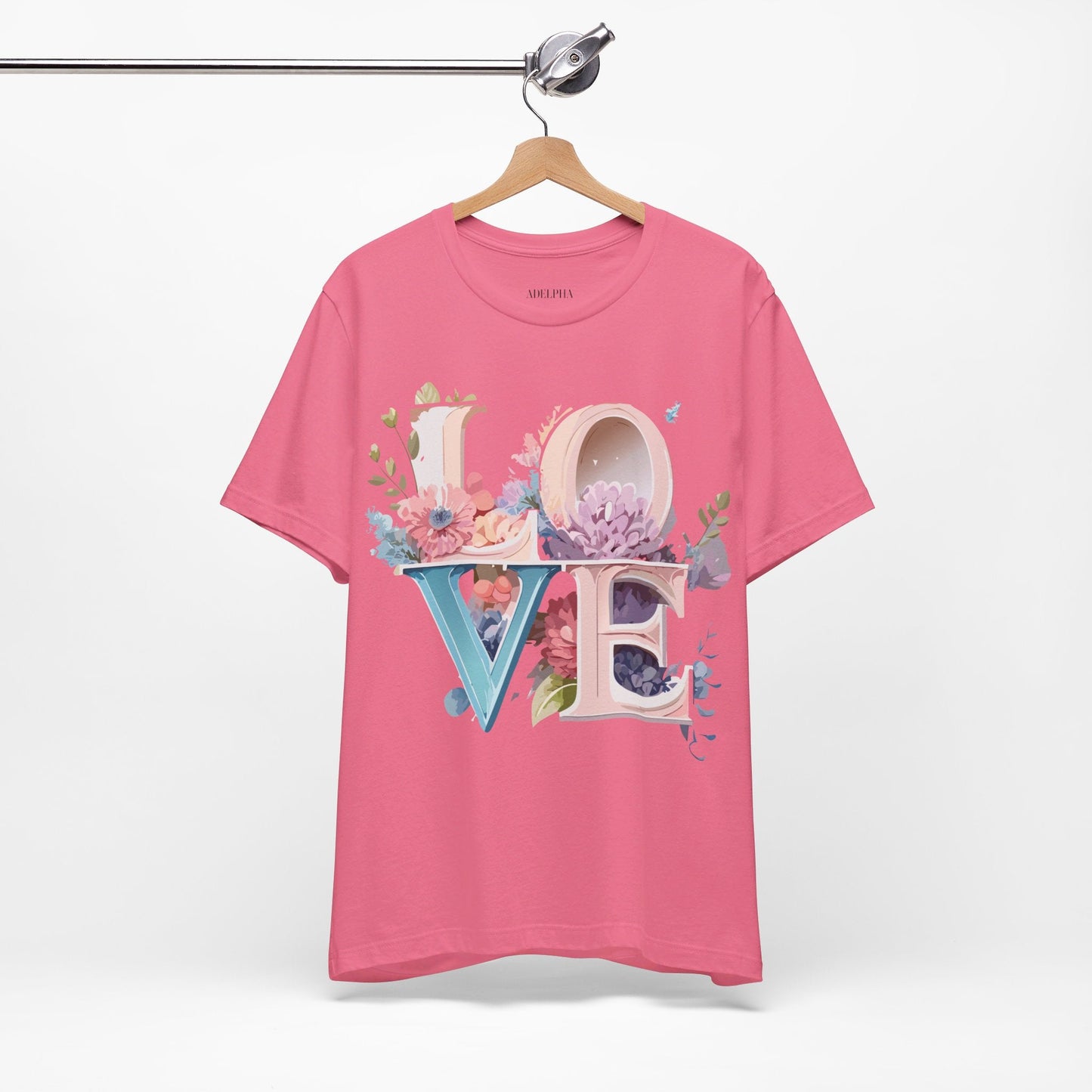 Adelpha Vintage Inspired Graphic T Shirt Unisex Jersey Short Sleeve Valentine Design