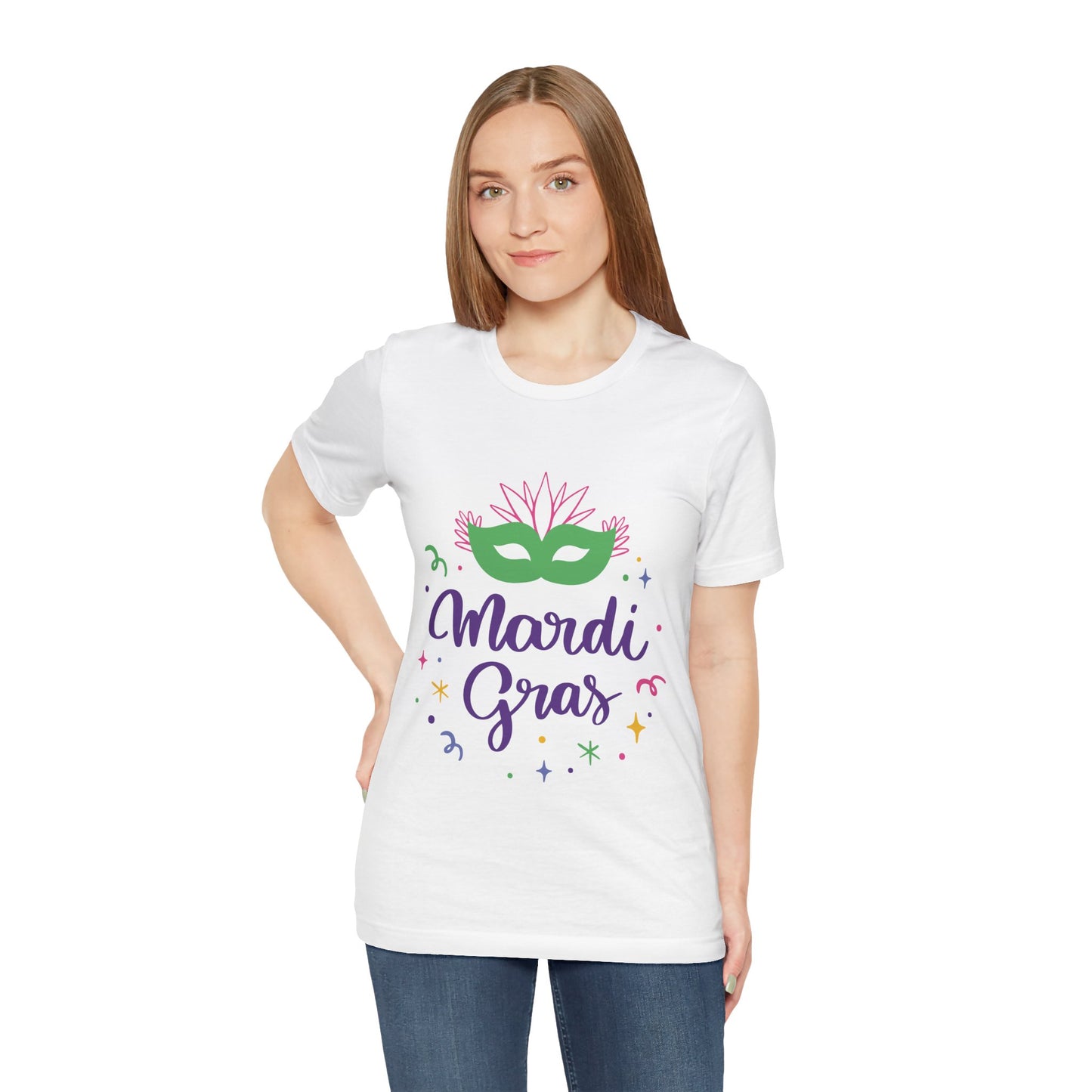 Unisex Cotton Tee Shirt for Mardi Gras