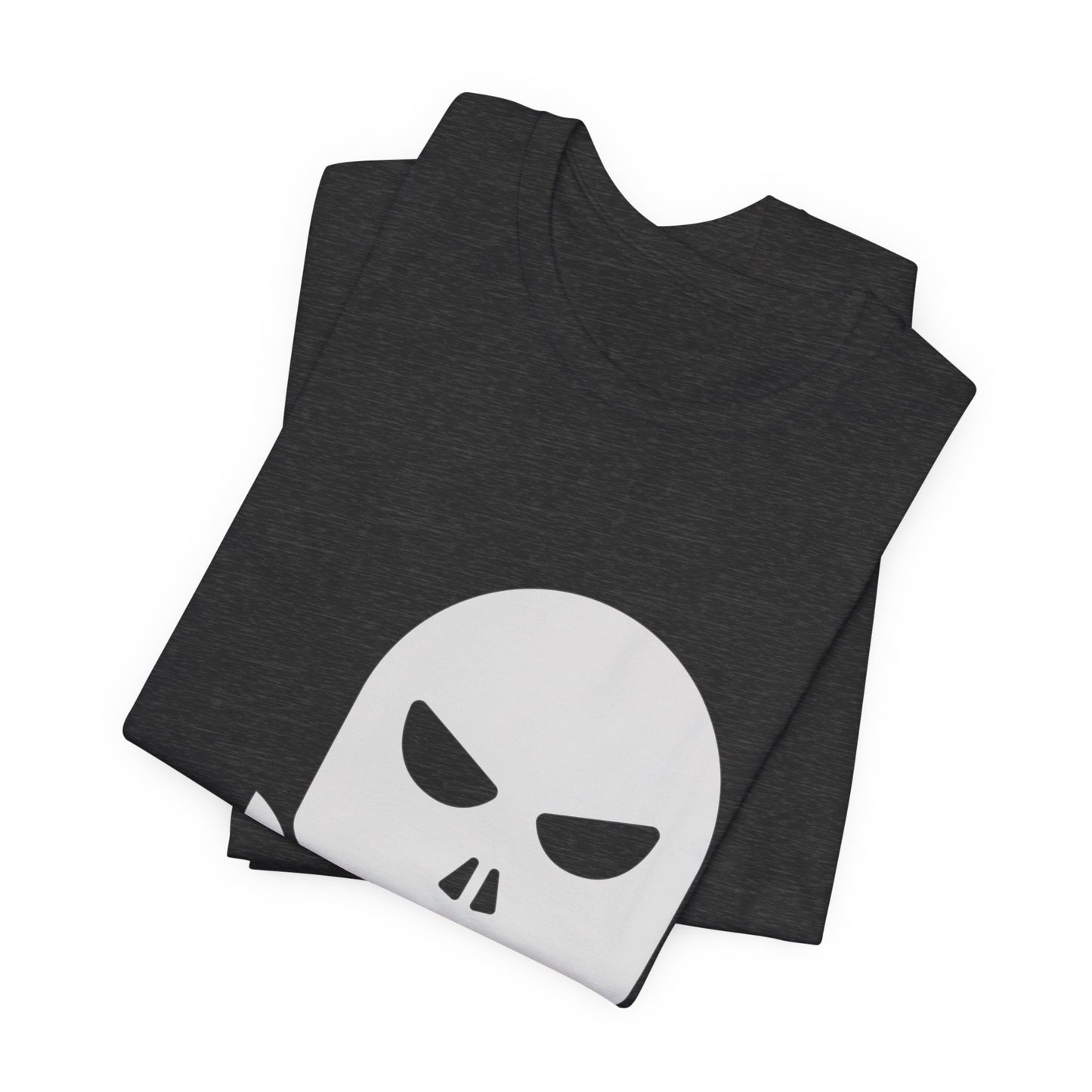 Unisex Cotton Tee Shirt with Skull