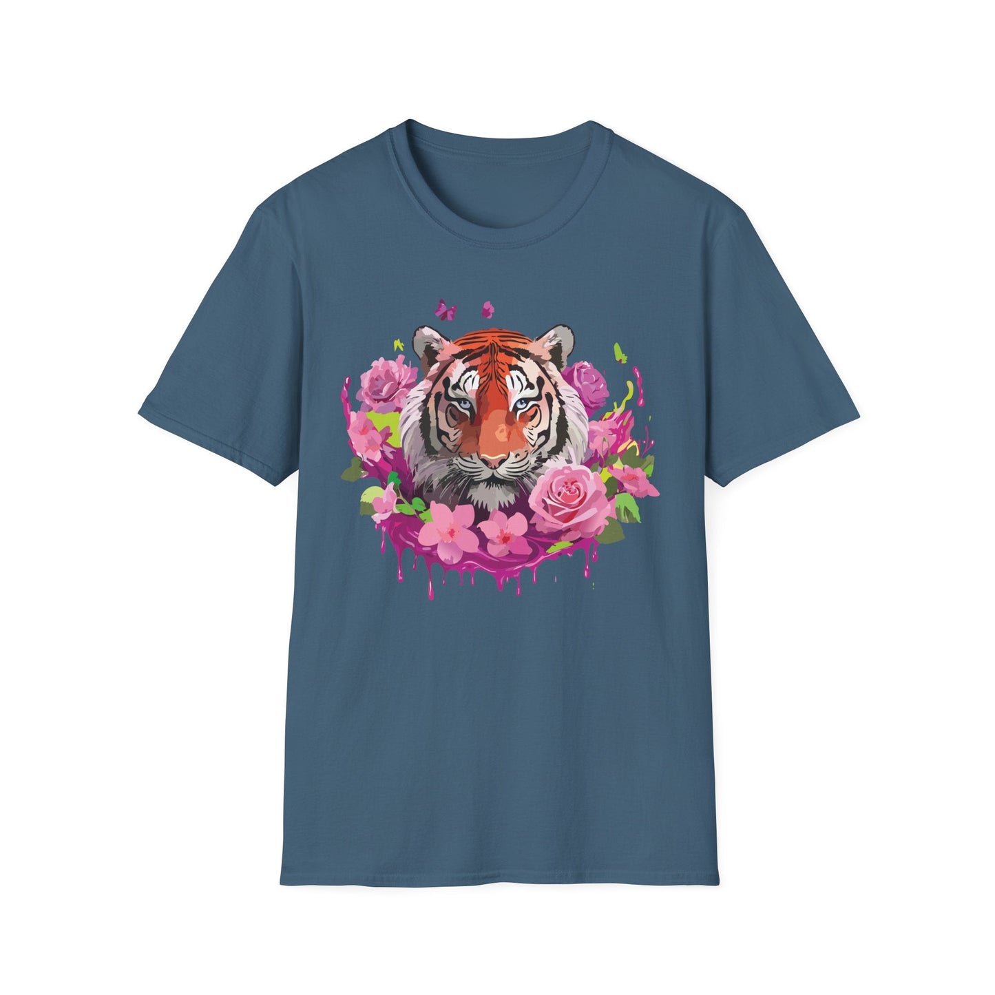Tiger Shirt Unisex Tee Gildan Softstyle 64000 Ring Spun Cotton